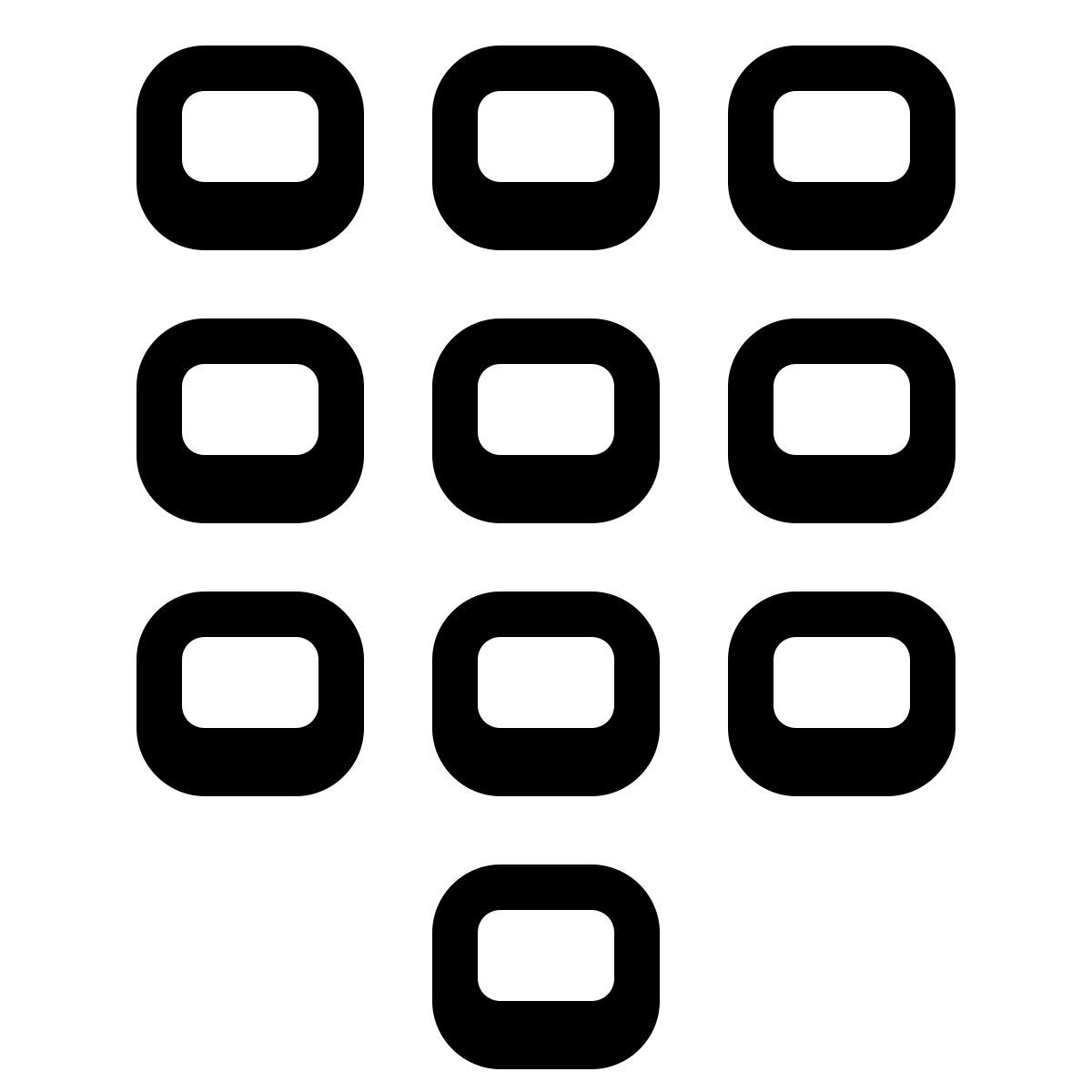 parakeet partial filled style teclado icon