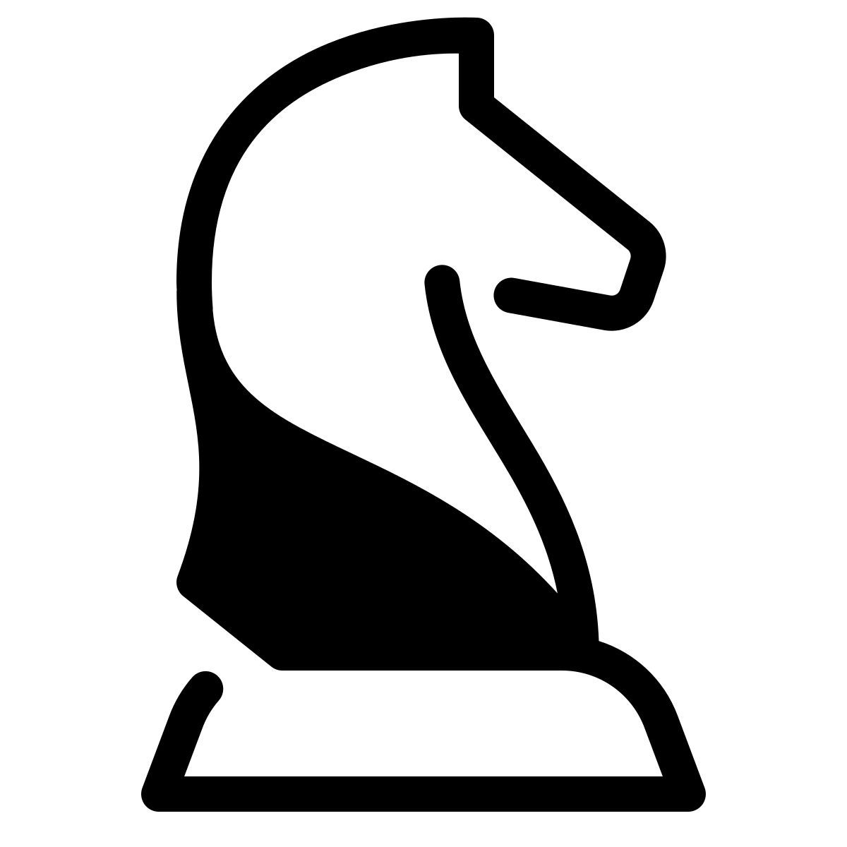parakeet partial filled style chevalier icon