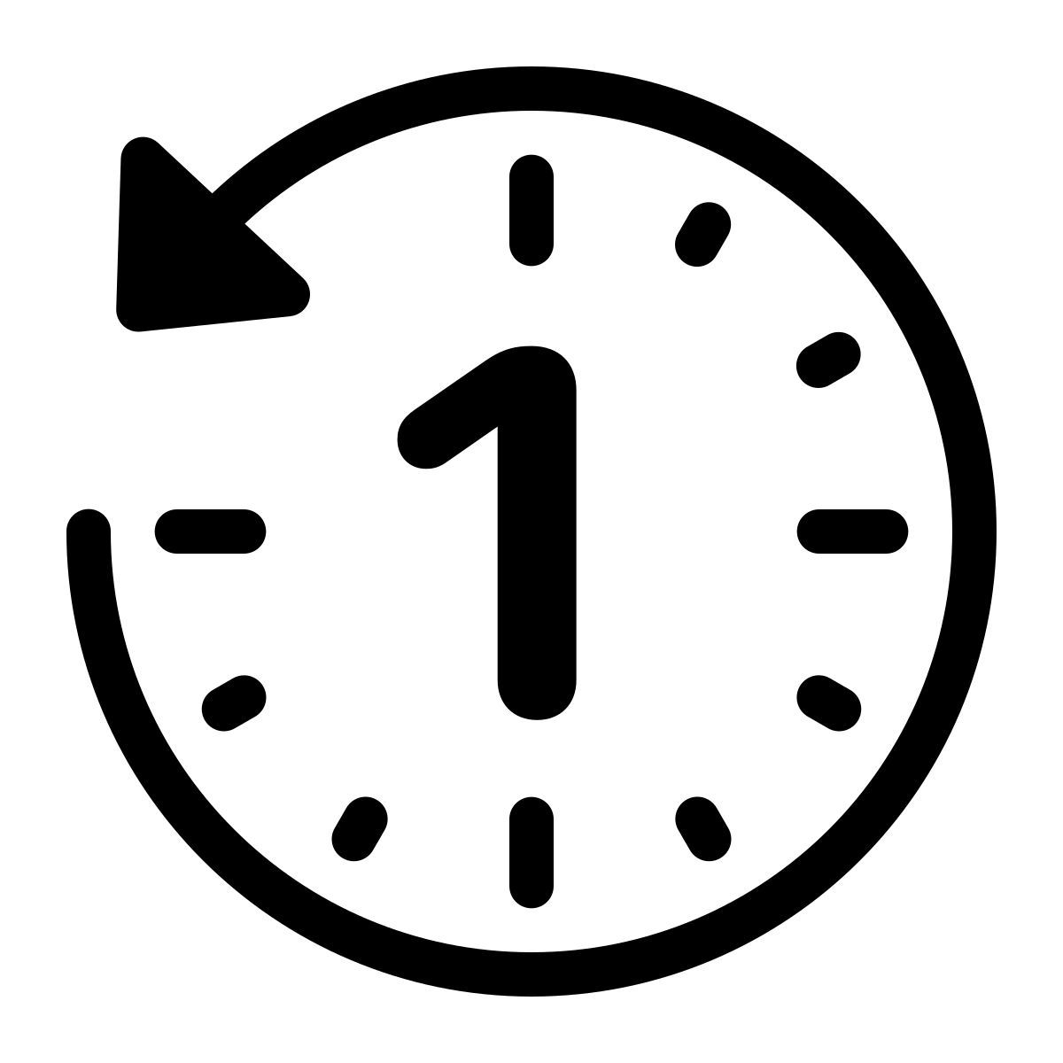 parakeet partial filled style countdown icon