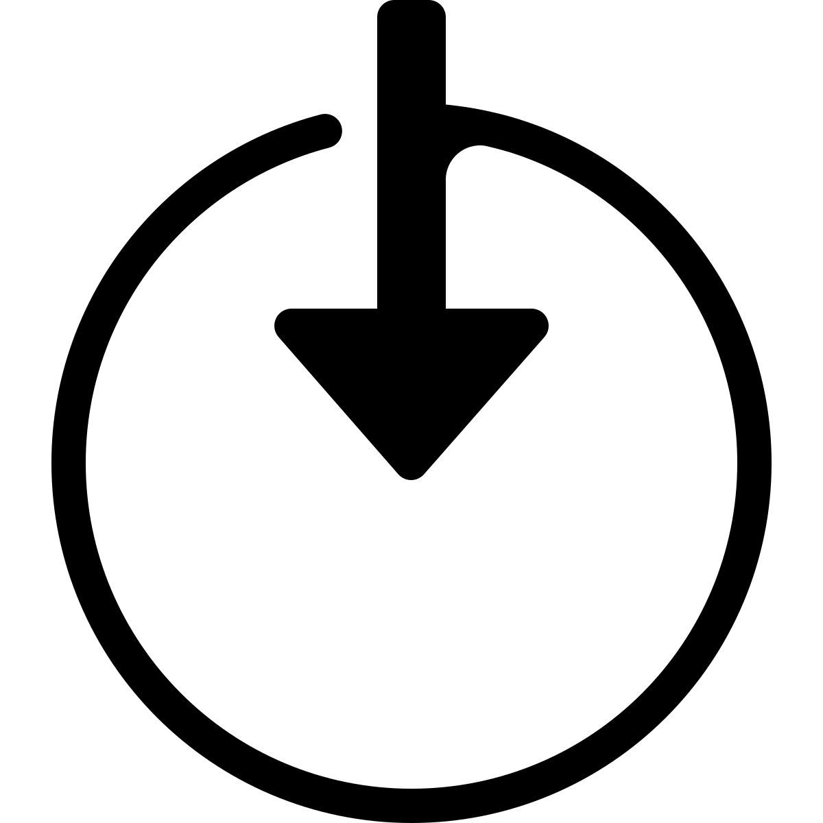 parakeet partial filled style login arrotondato giù icon