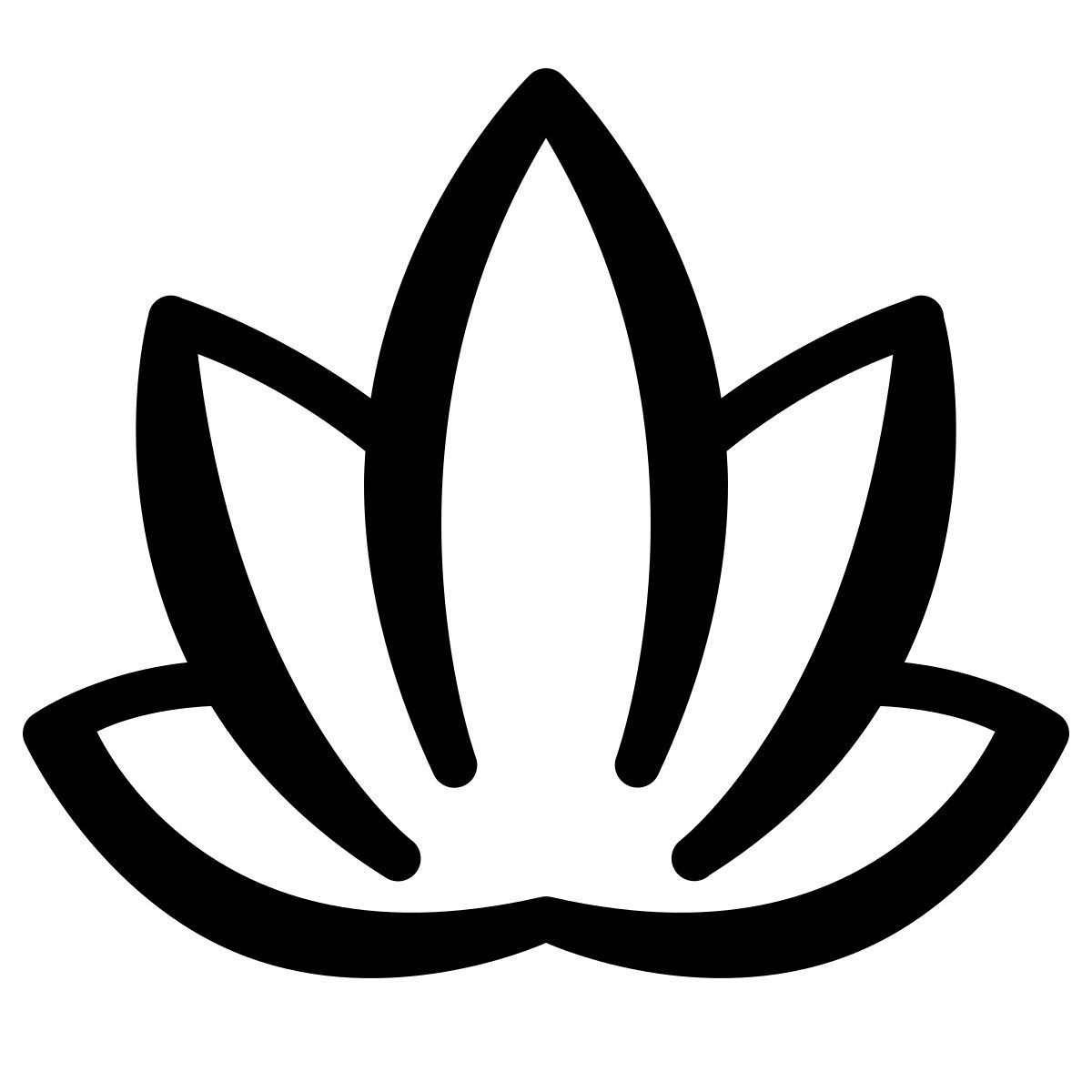parakeet partial filled style lotus icon