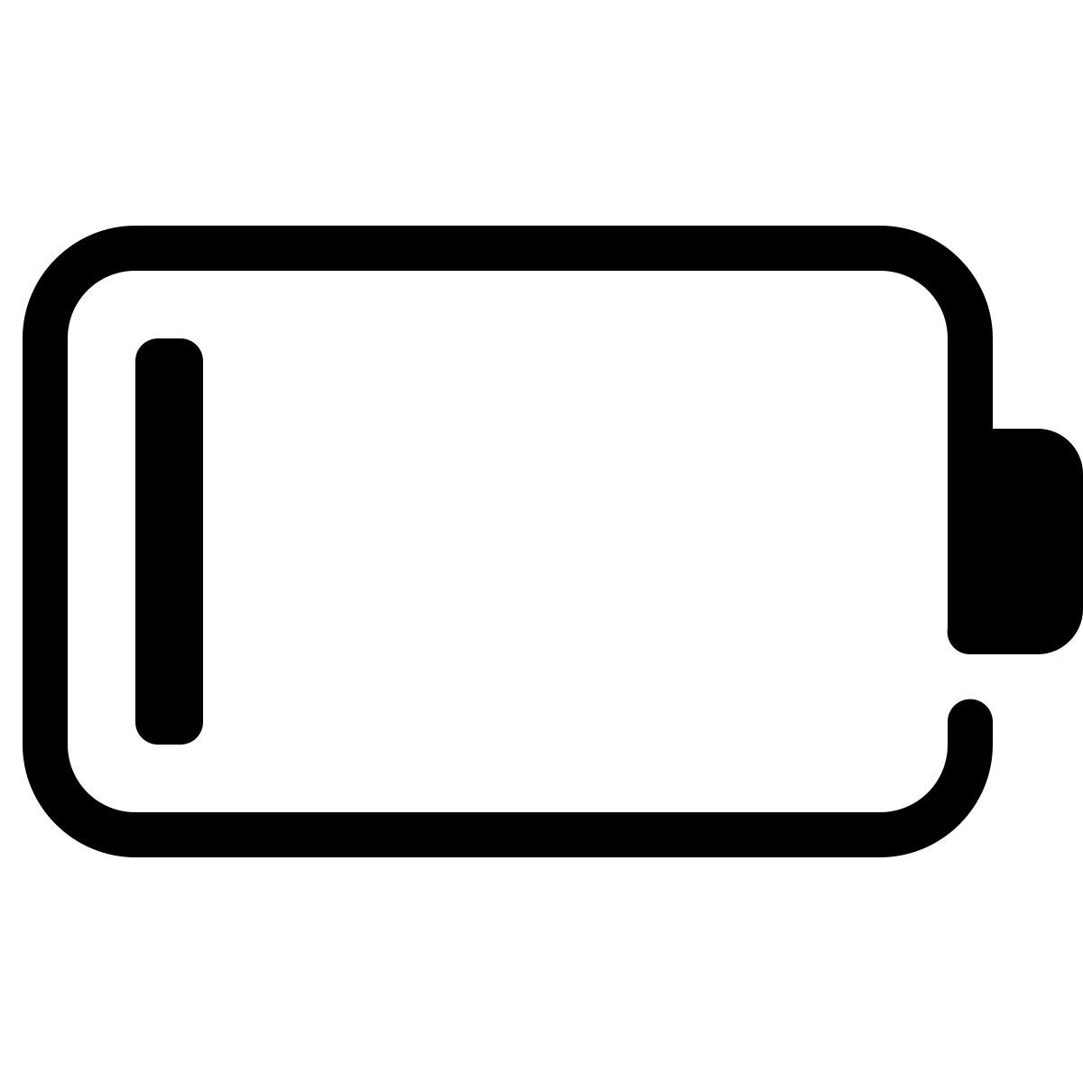 parakeet partial filled style bateria fraca icon