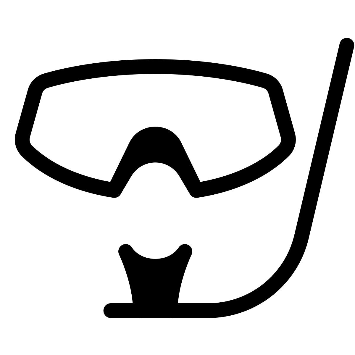 parakeet partial filled style masque tuba icon