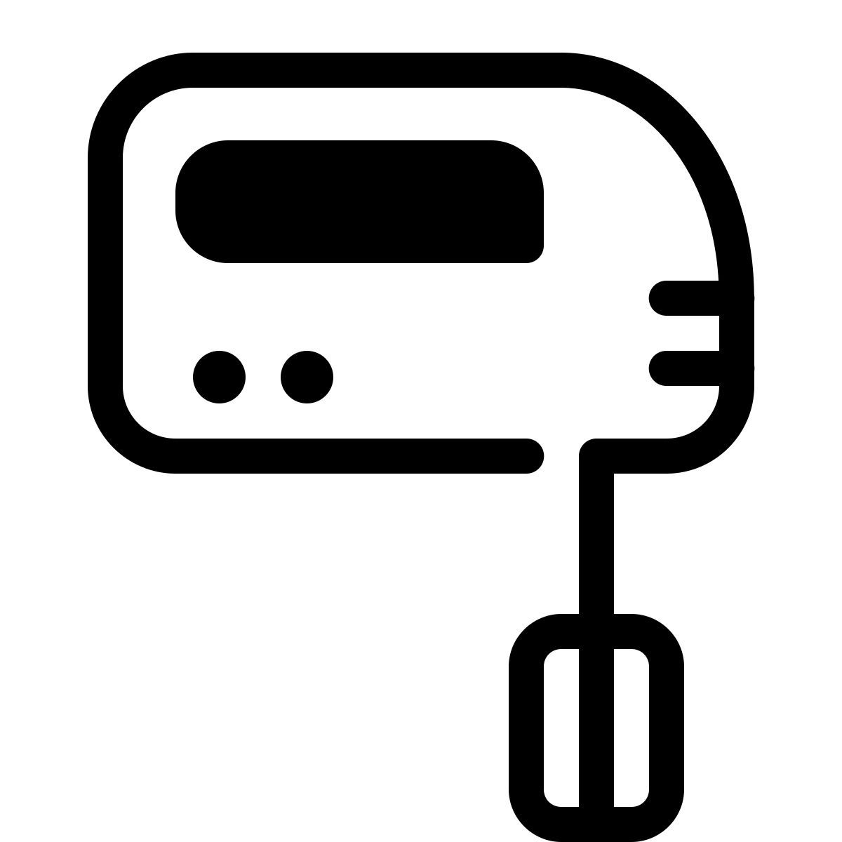 parakeet partial filled style rührgerät icon
