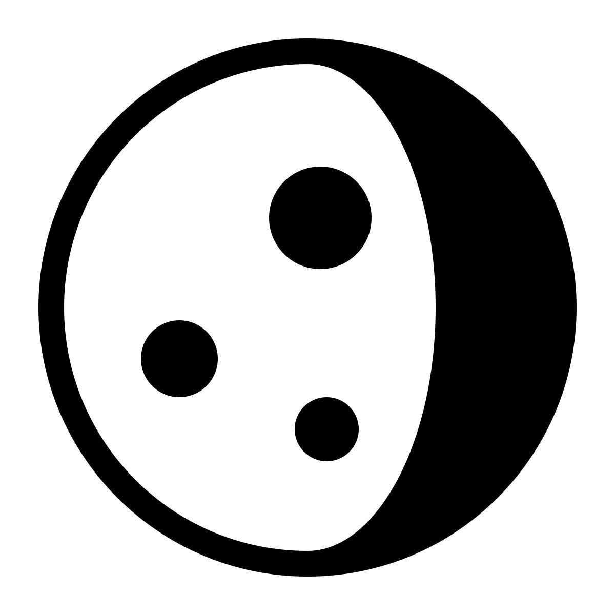 parakeet partial filled style mond icon