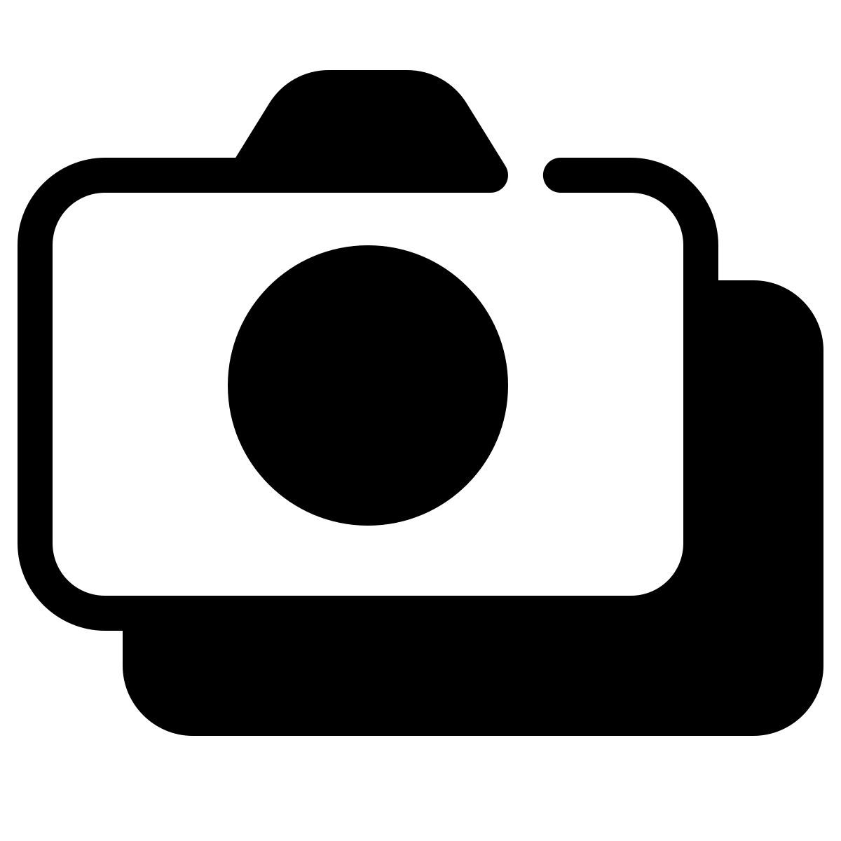 parakeet partial filled style plusieurs caméras icon