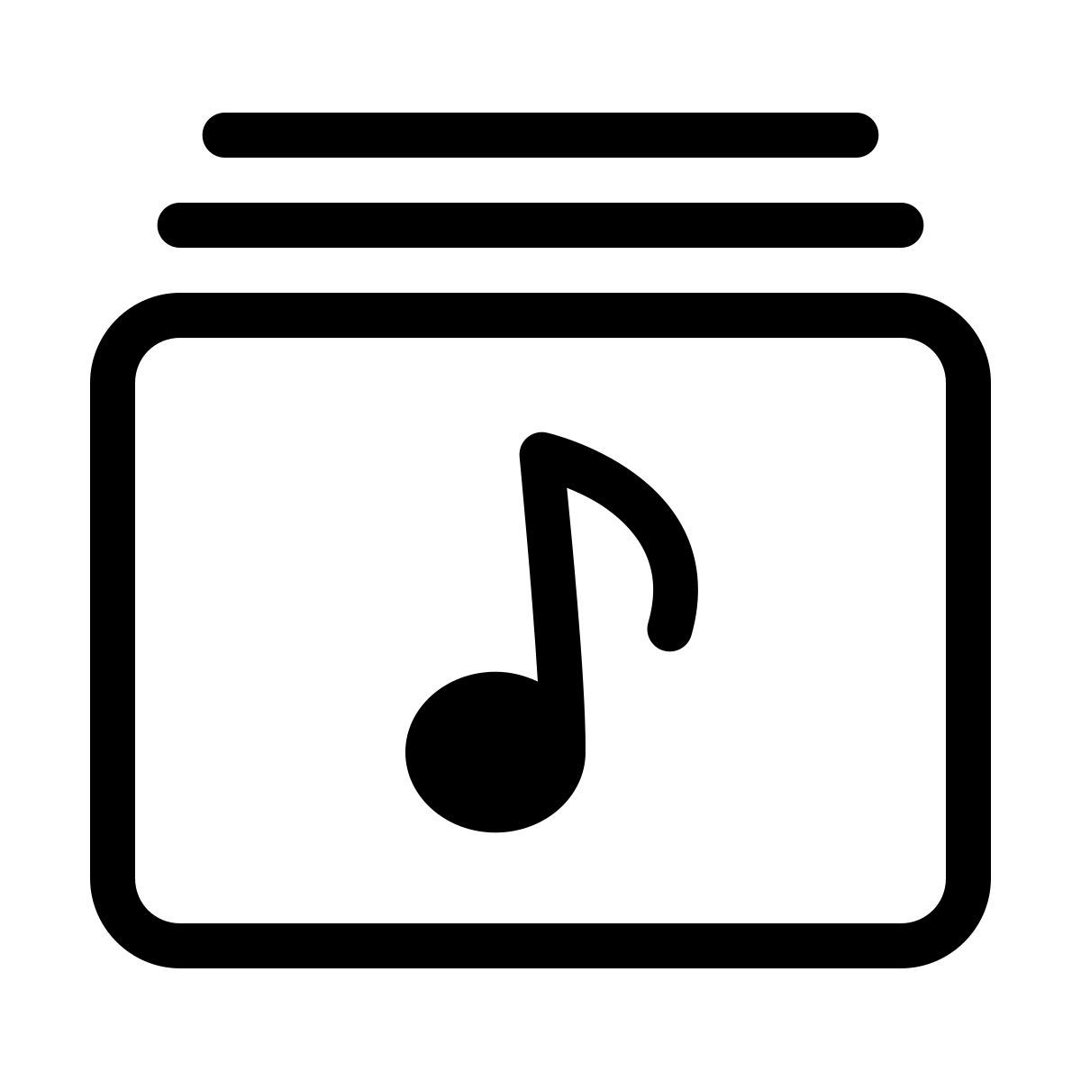 parakeet partial filled style bibliothèque musicale icon