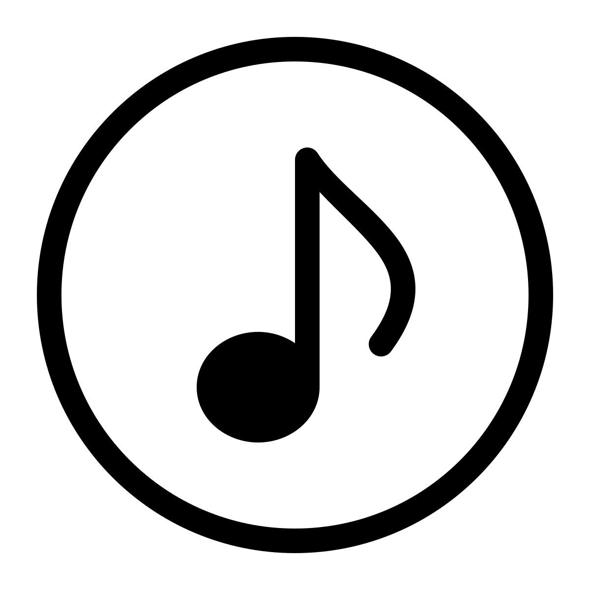 parakeet partial filled style musicale icon
