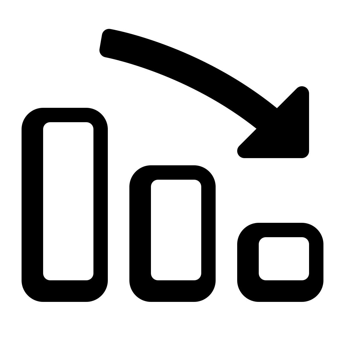 parakeet partial filled style dynamique négative icon