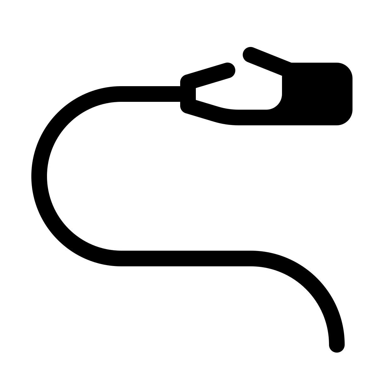 parakeet partial filled style network cable icon