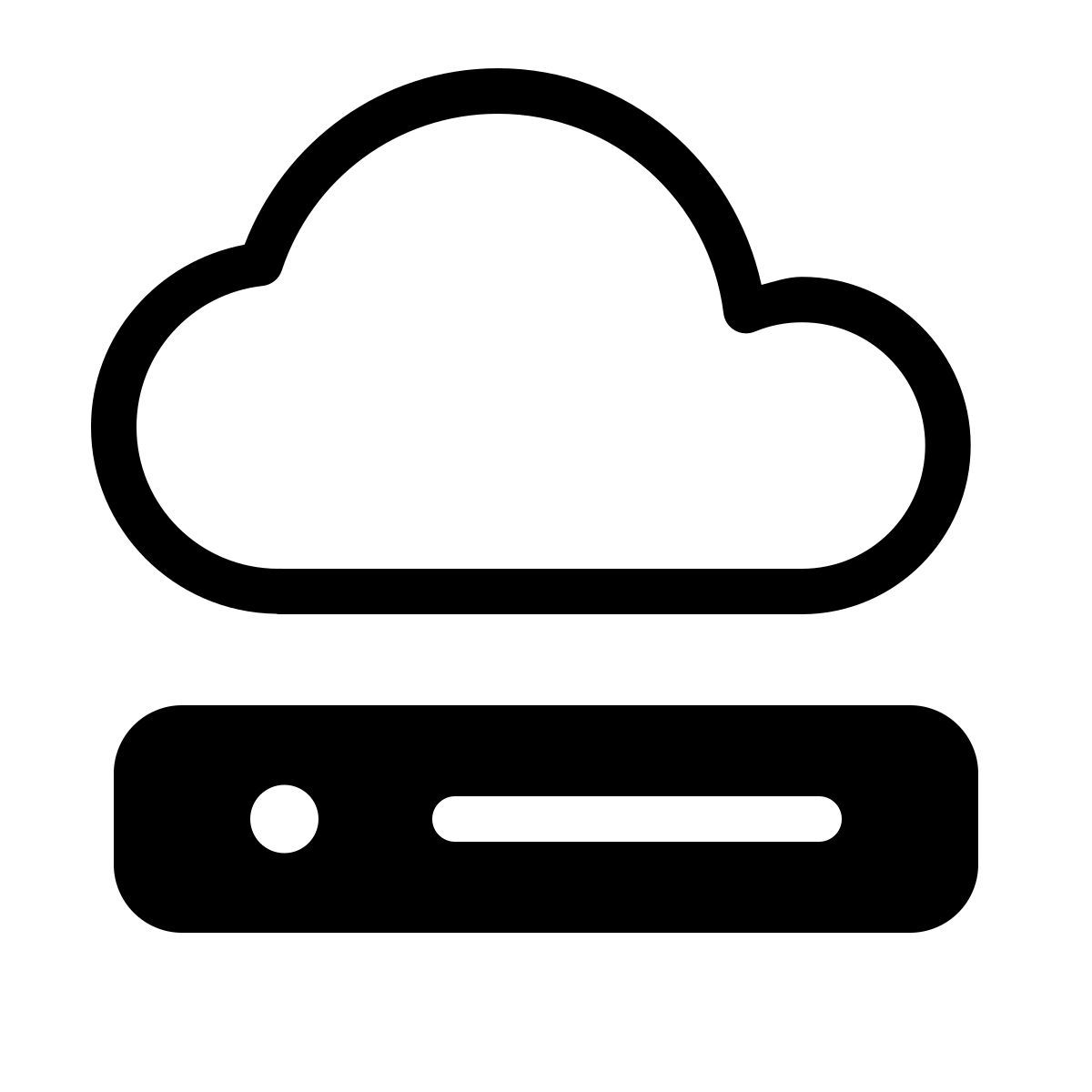 parakeet partial filled style network drive icon