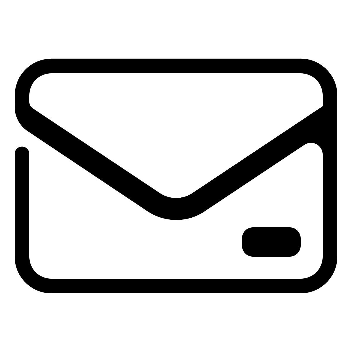 parakeet partial filled style email icon