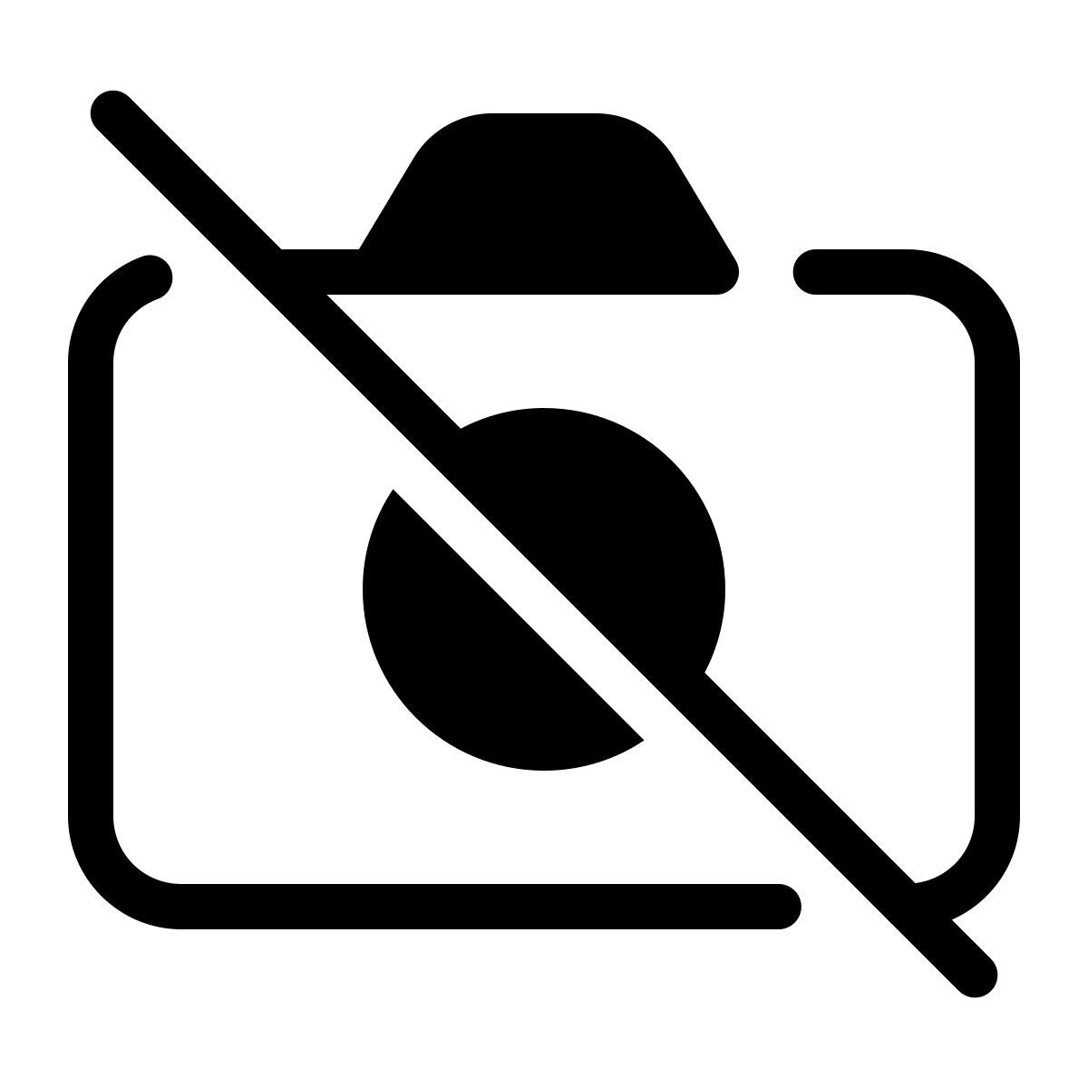 parakeet partial filled style no fotocamera icon