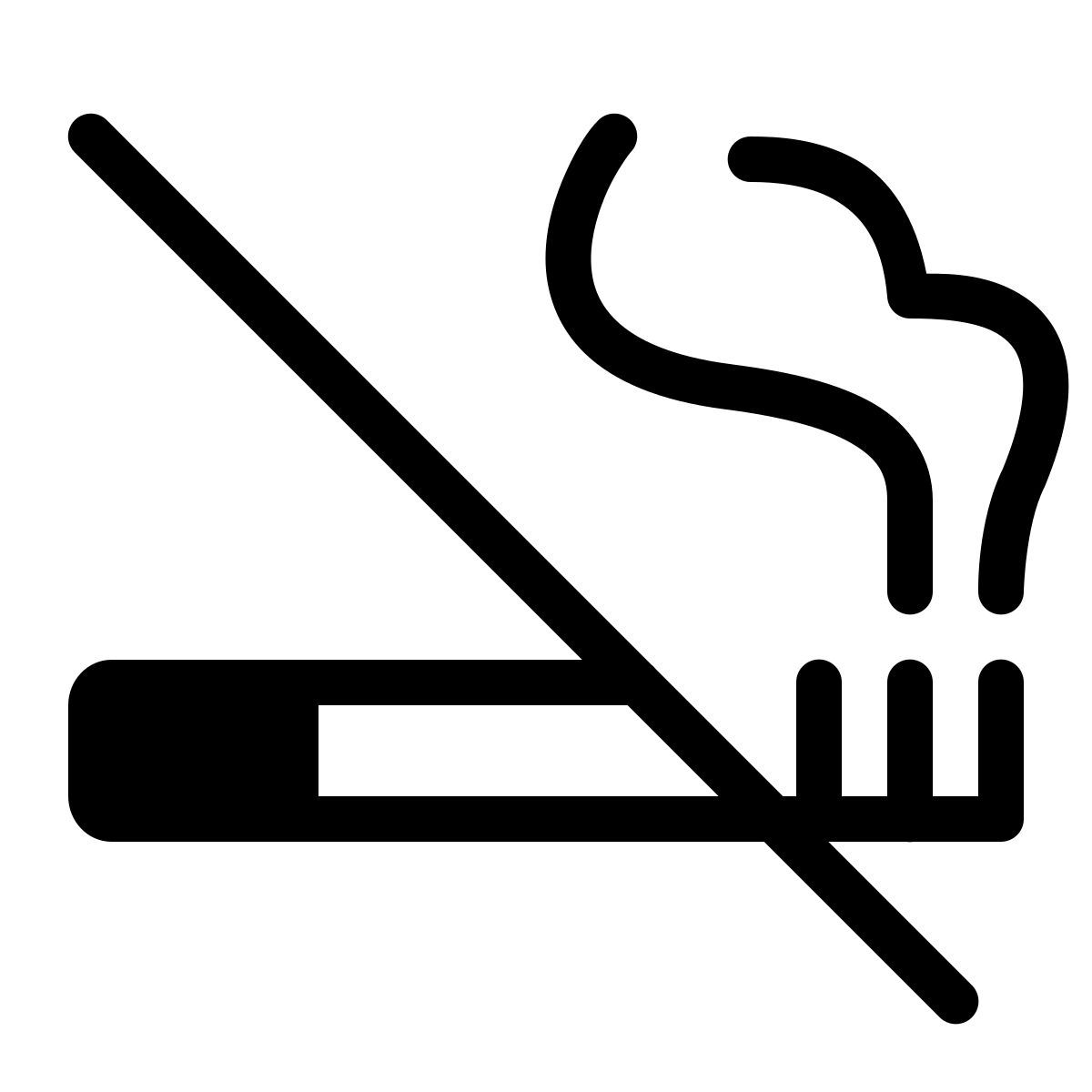 parakeet partial filled style 喫煙禁止 icon
