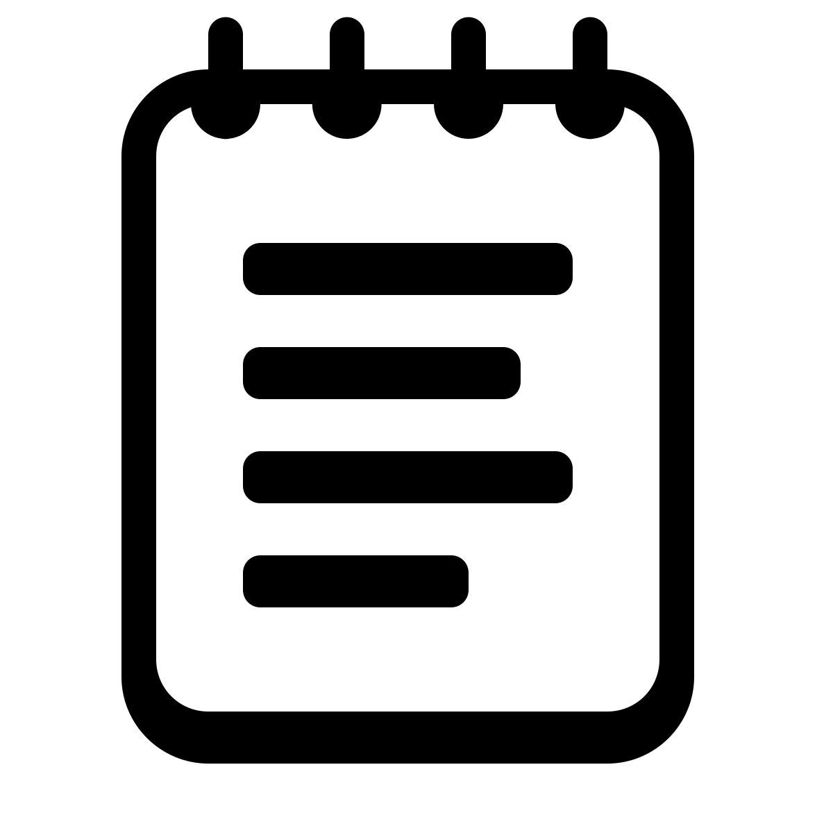 parakeet partial filled style notizblock icon