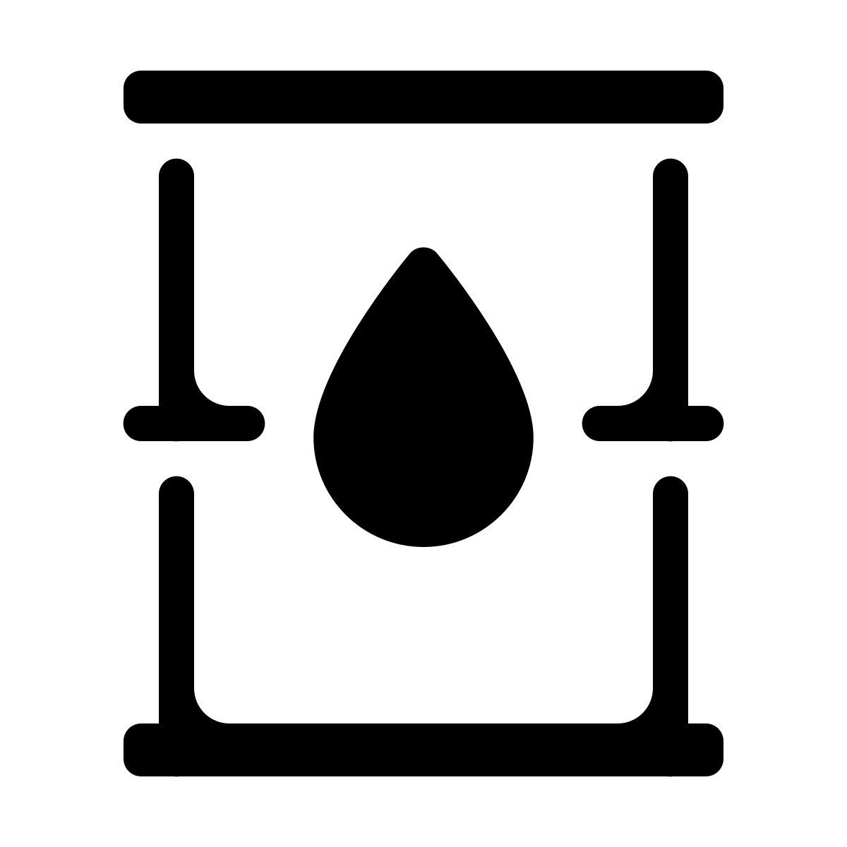 parakeet partial filled style industria petrolifera icon