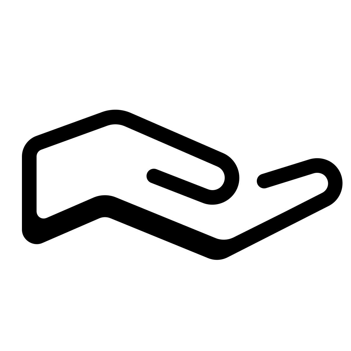 parakeet partial filled style ok hand icon
