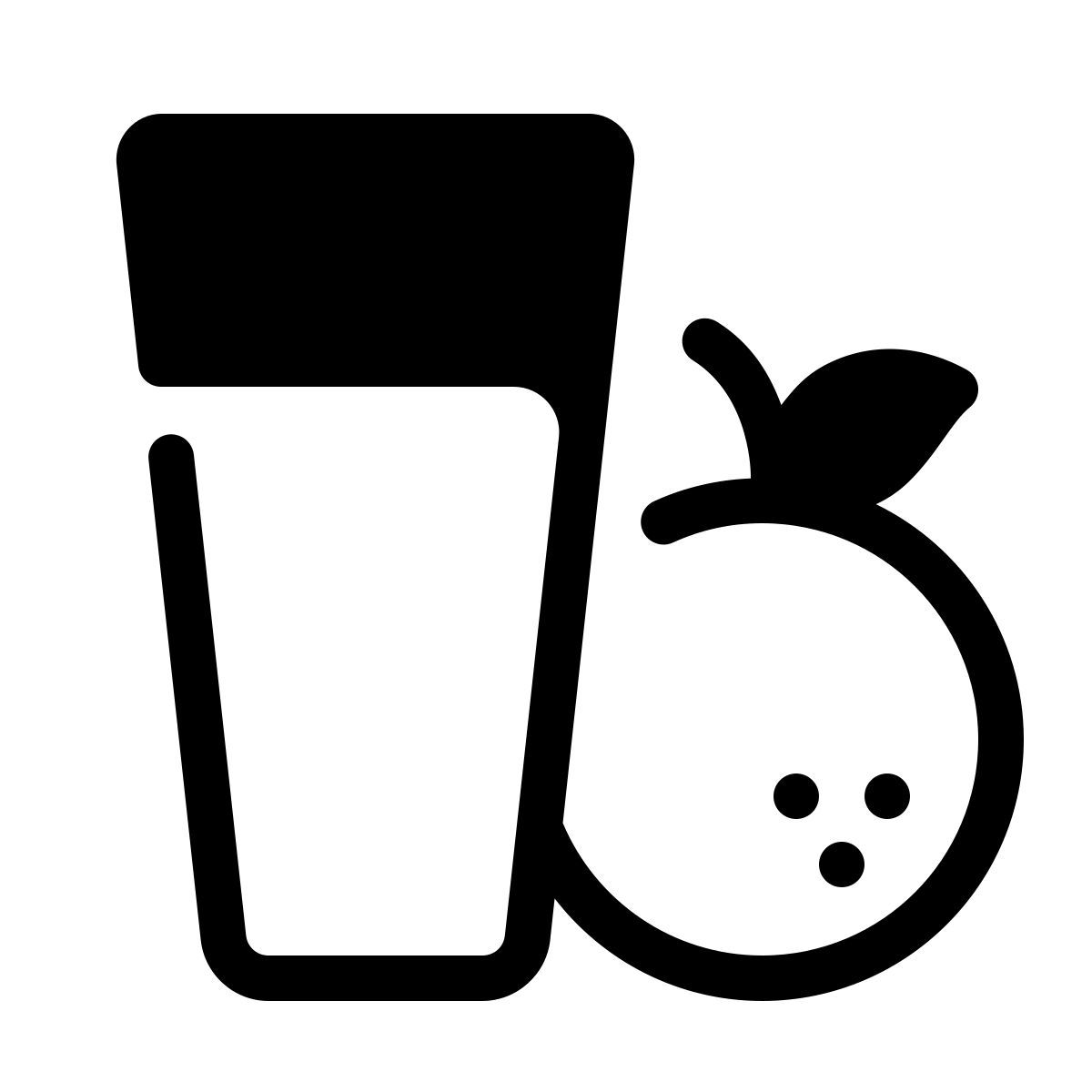 parakeet partial filled style sumo de laranja icon