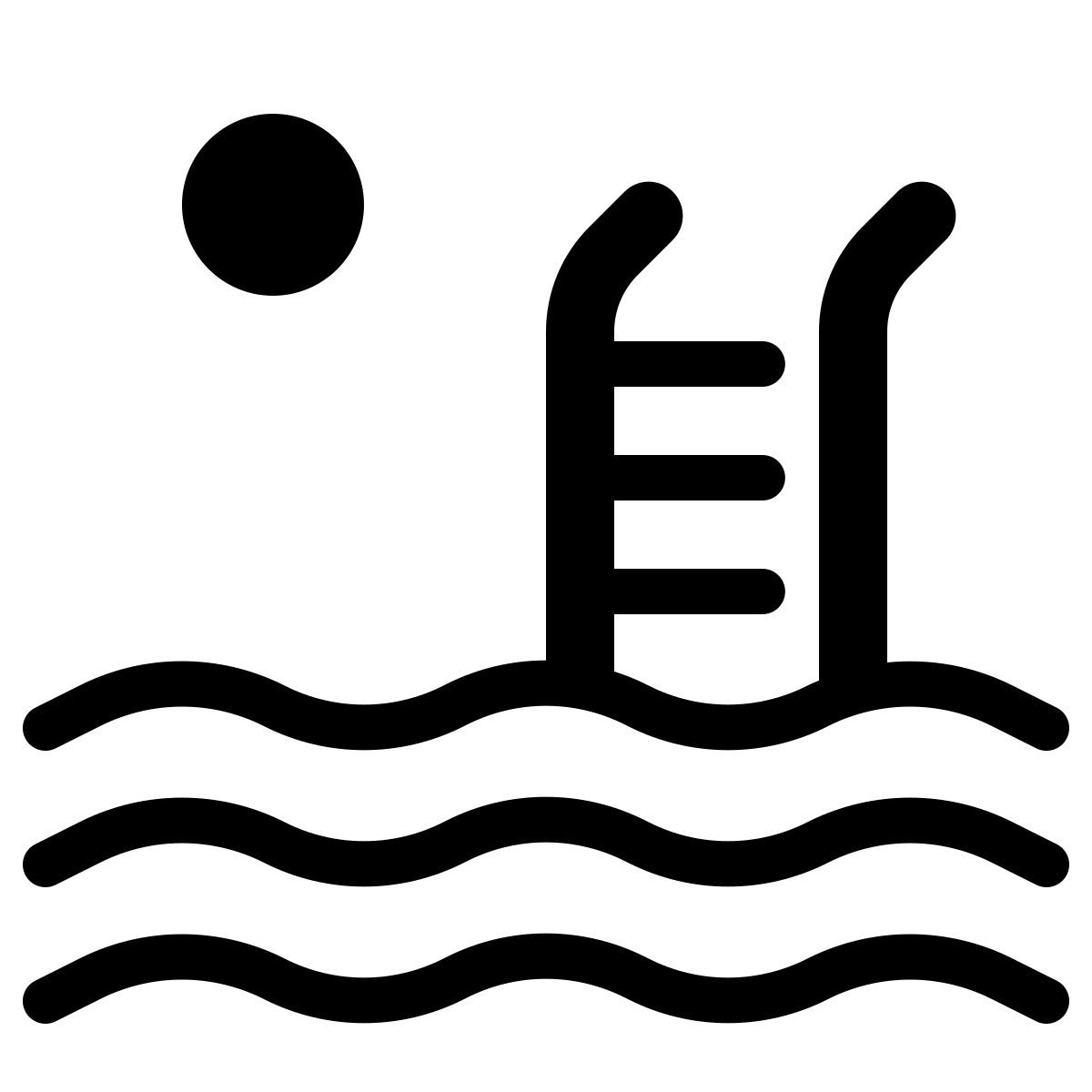 parakeet partial filled style piscina externa icon