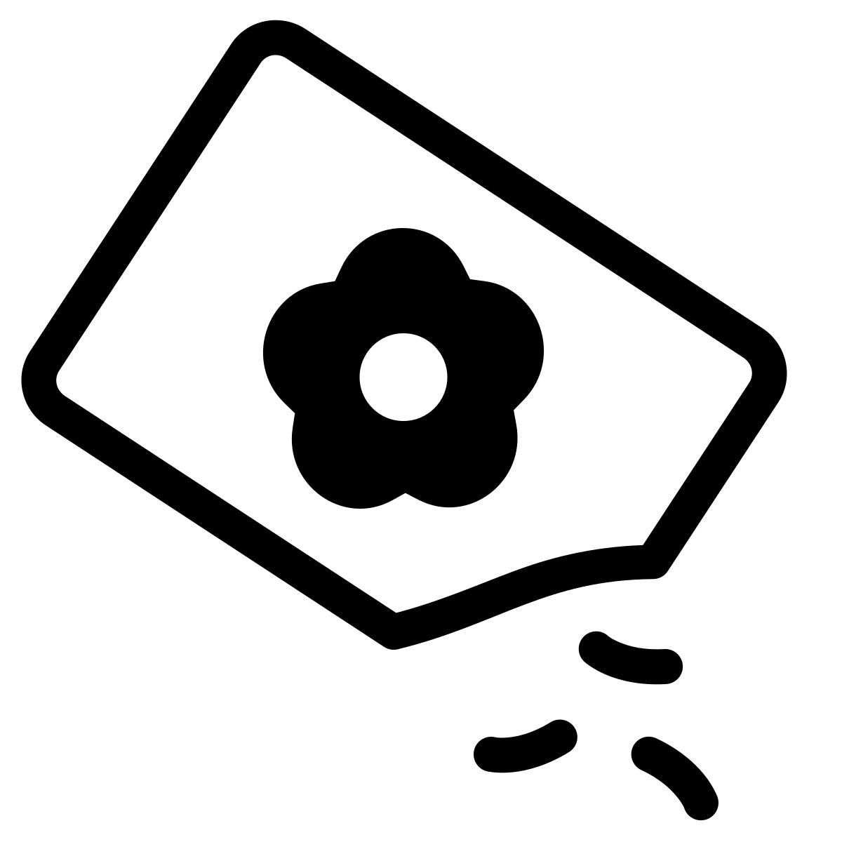 parakeet partial filled style seed packet icon