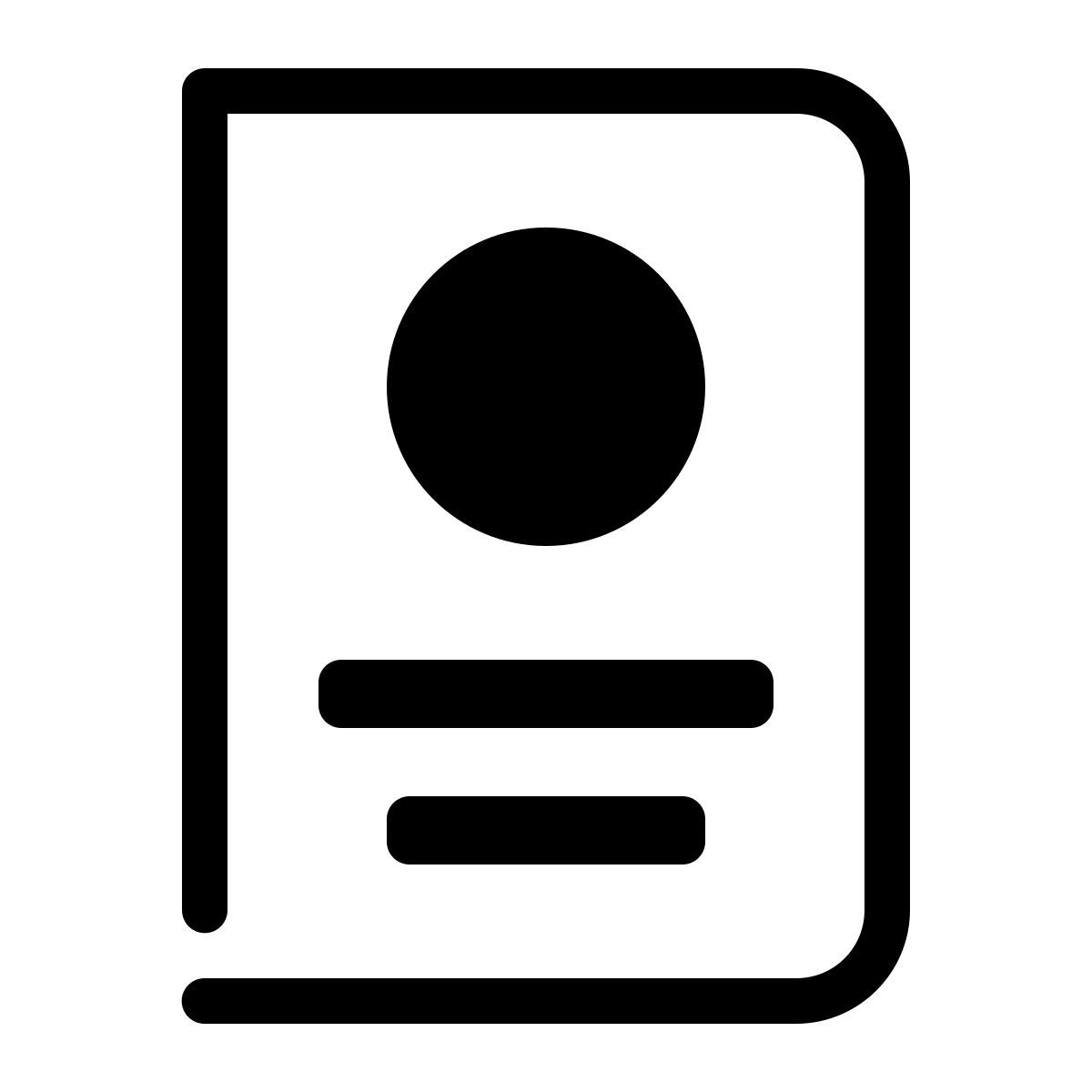 parakeet partial filled style passport icon