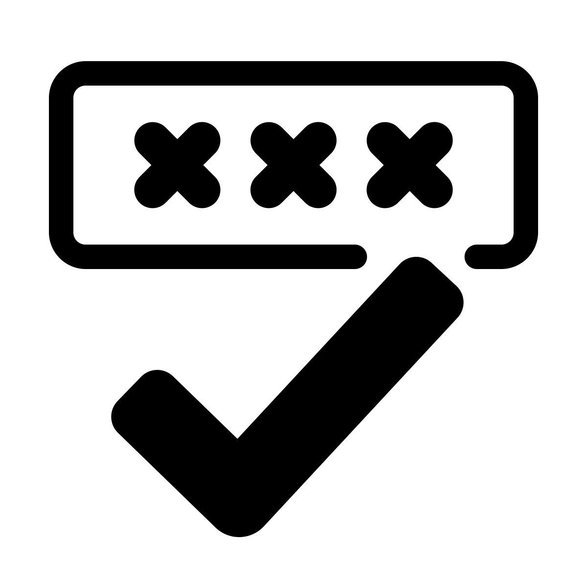 parakeet partial filled style validation icon