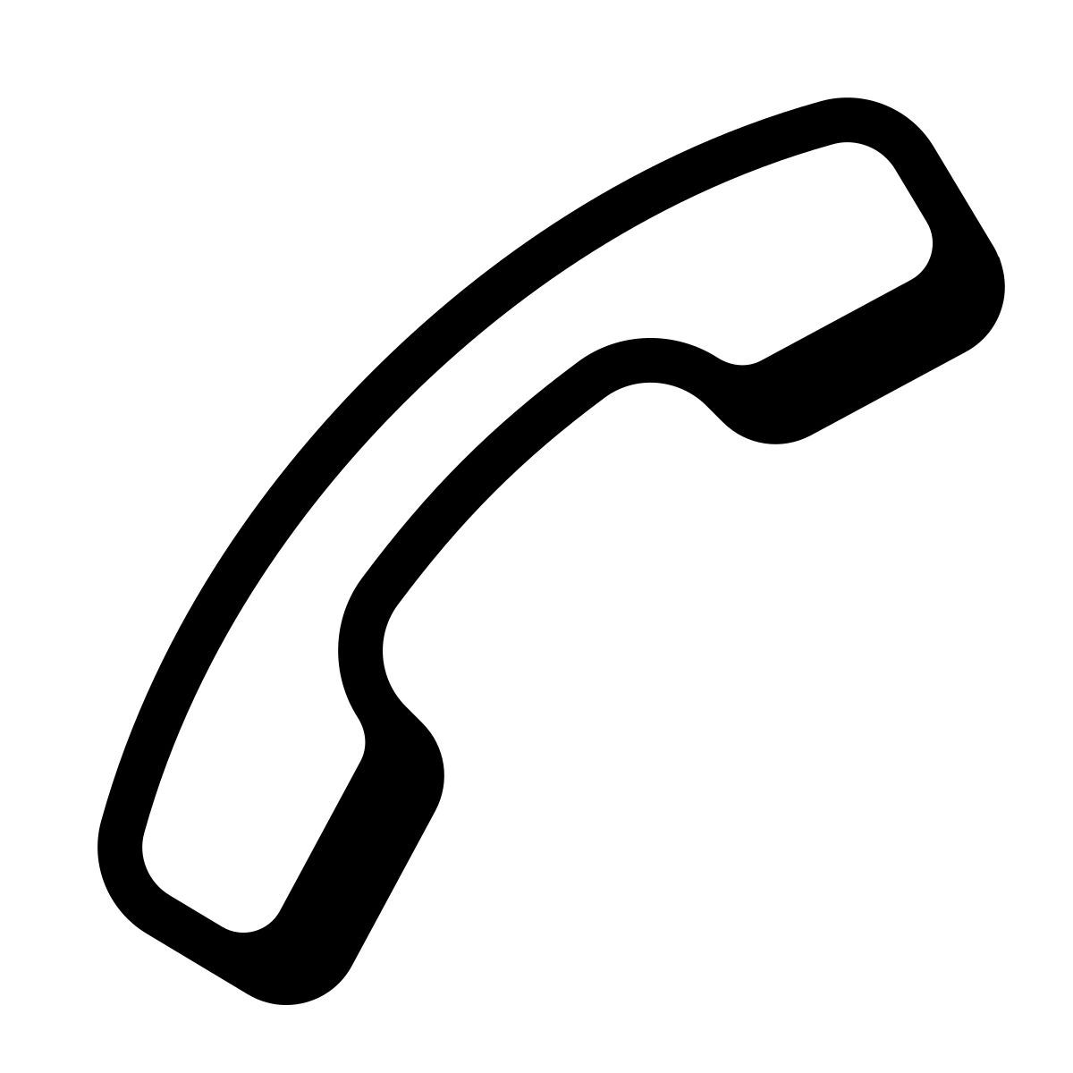 parakeet partial filled style telefono disconnesso icon