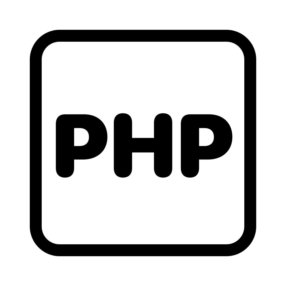 parakeet partial filled style php icon