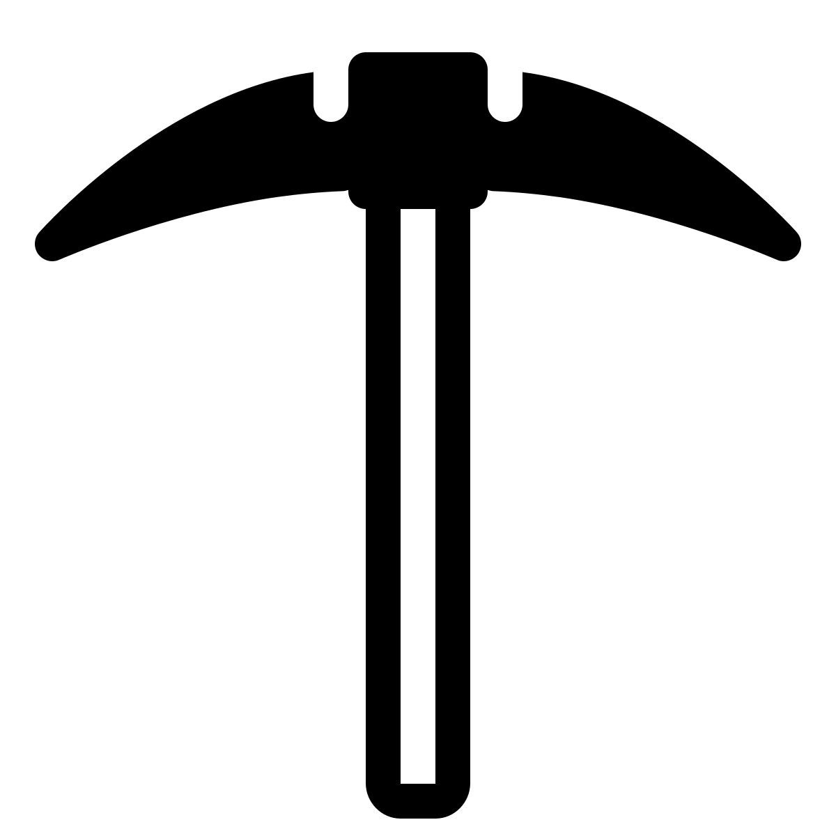 parakeet partial filled style pickaxe icon