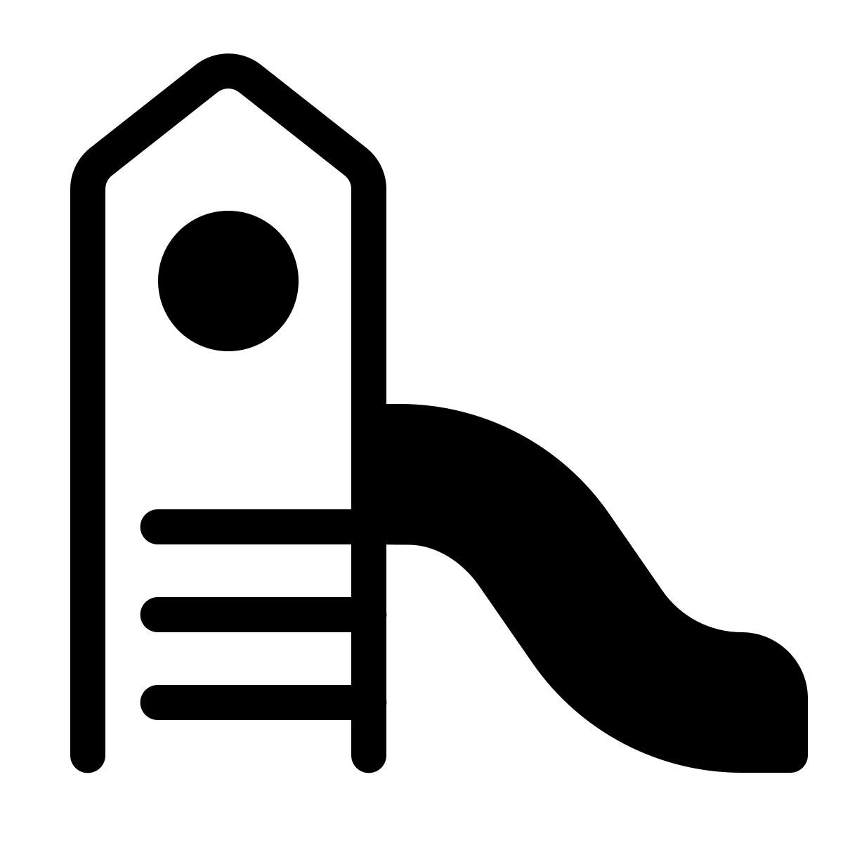 parakeet partial filled style spielplatz icon