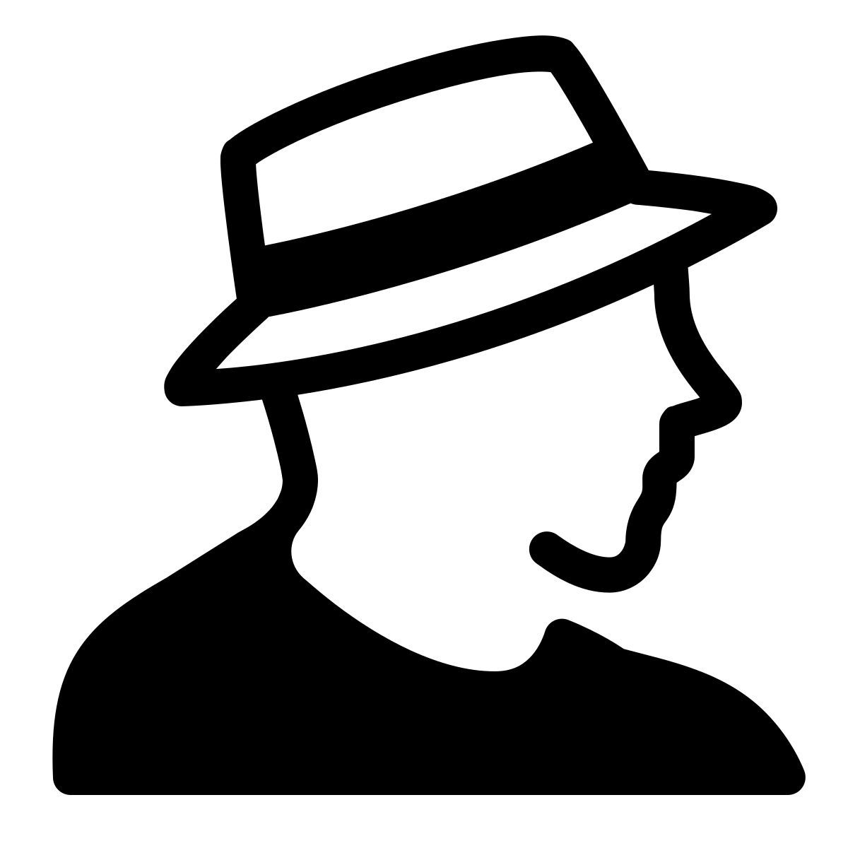 parakeet partial filled style hombre modalidad retrato icon