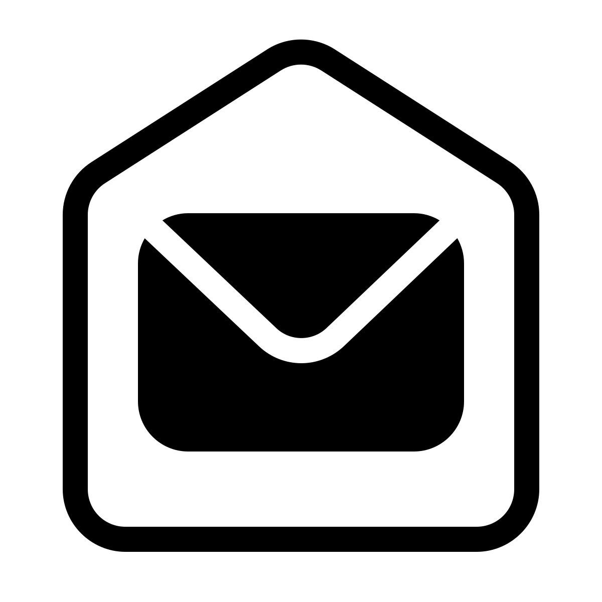 parakeet partial filled style ufficio postale icon