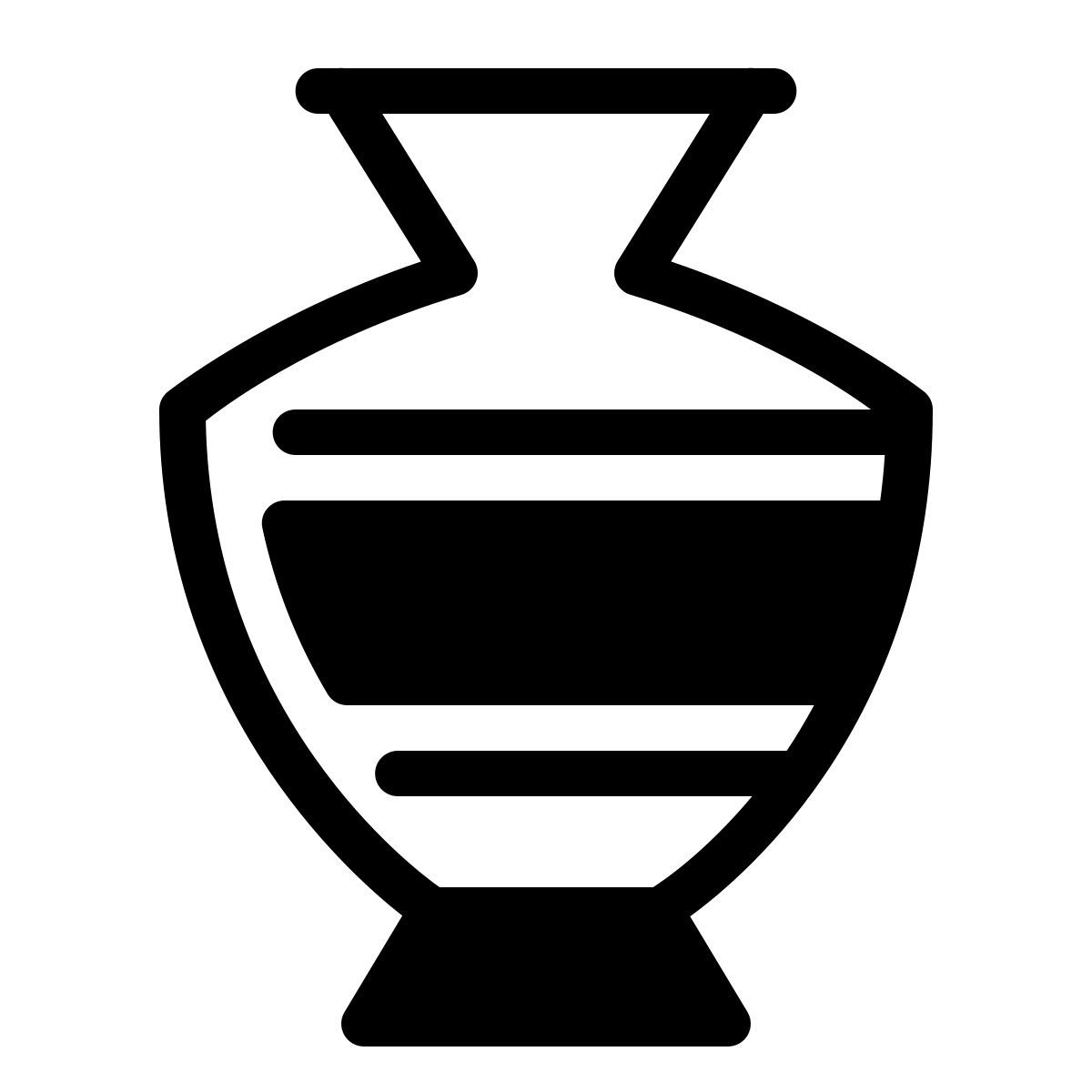 parakeet partial filled style poterie icon