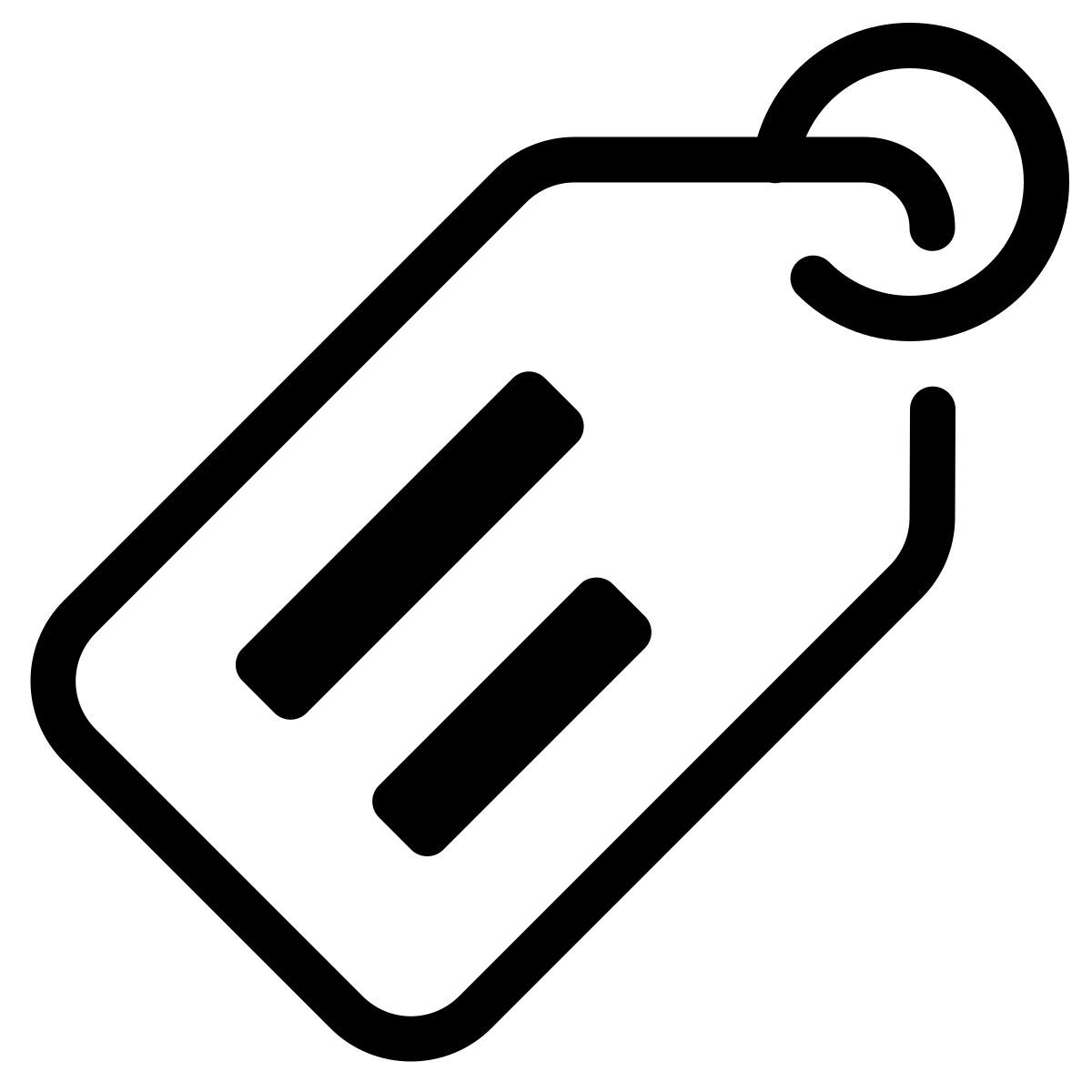 parakeet partial filled style preisschild icon