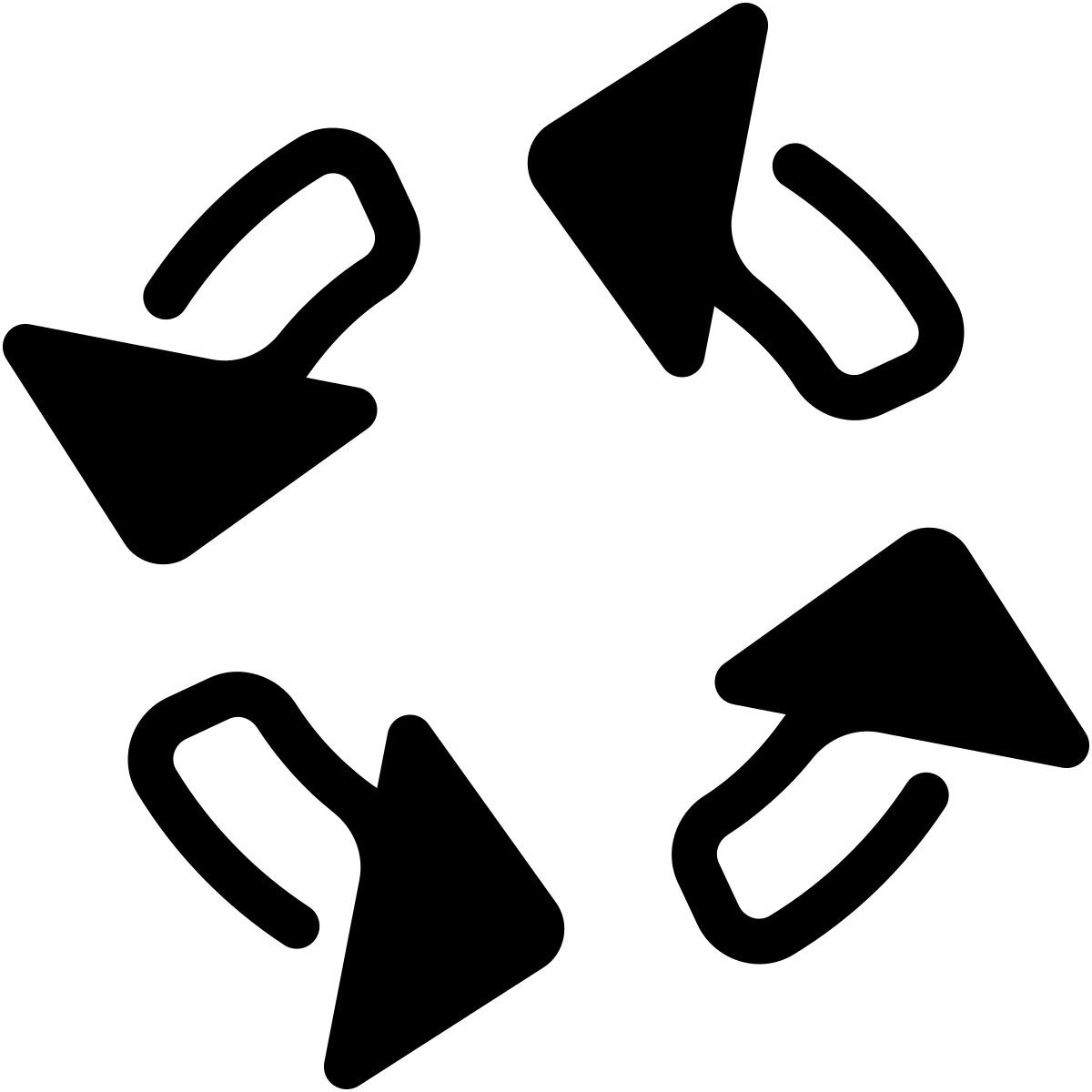 parakeet partial filled style processus icon