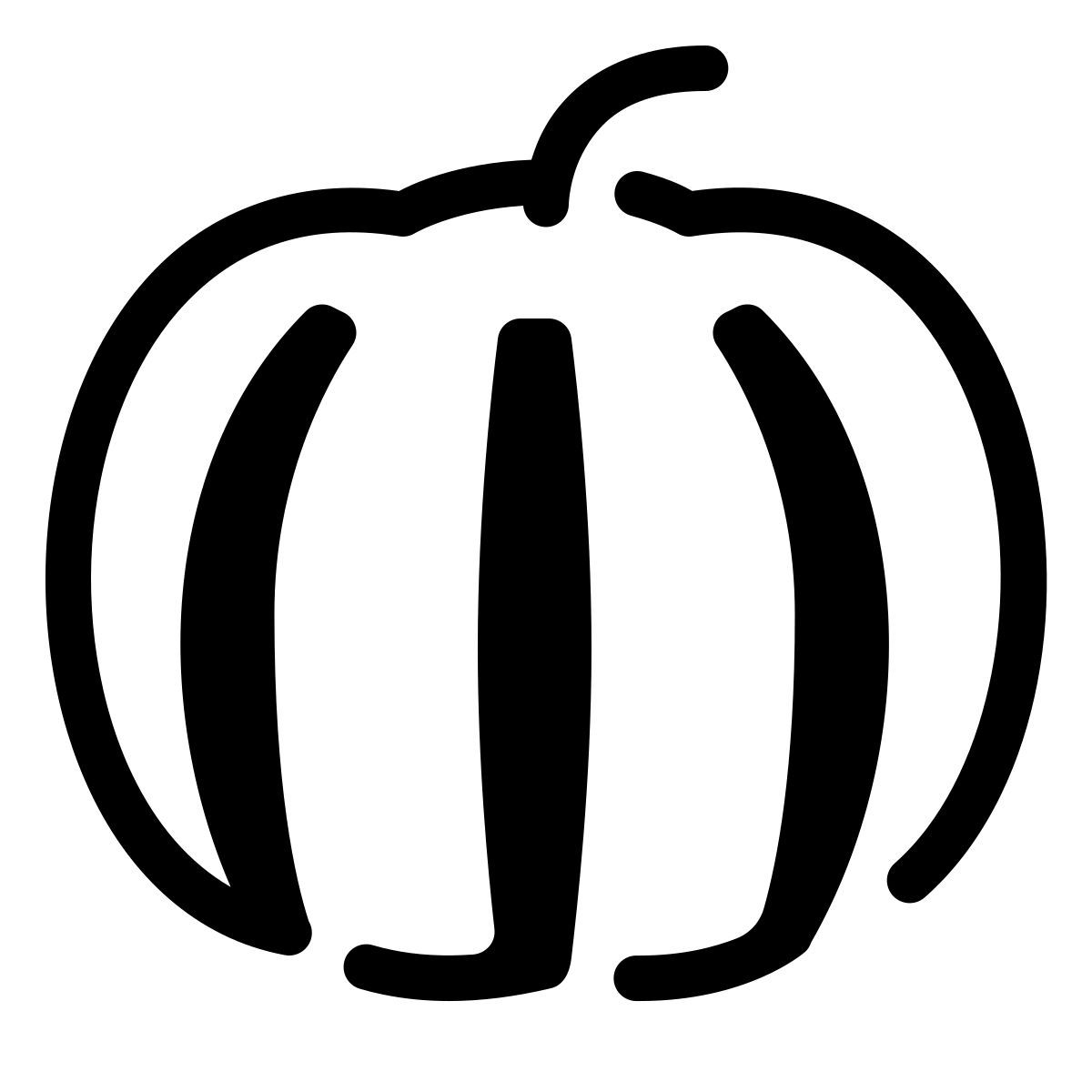parakeet partial filled style calabaza icon