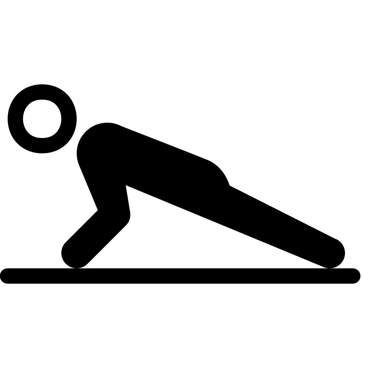 parakeet partial filled style liegestütze icon