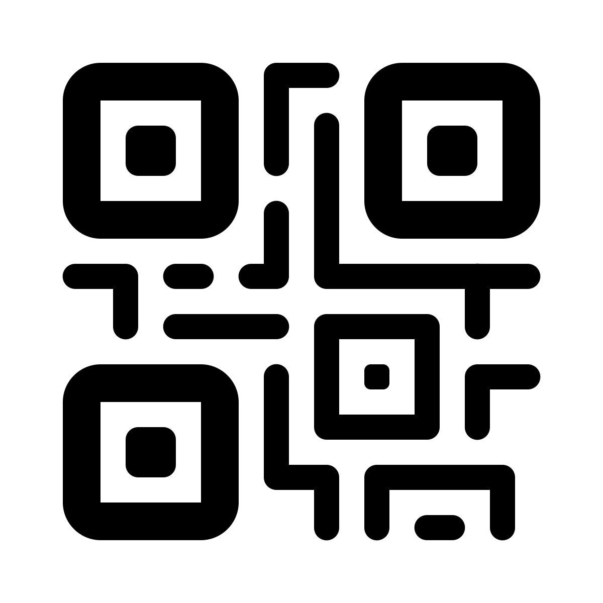 parakeet partial filled style qr code icon
