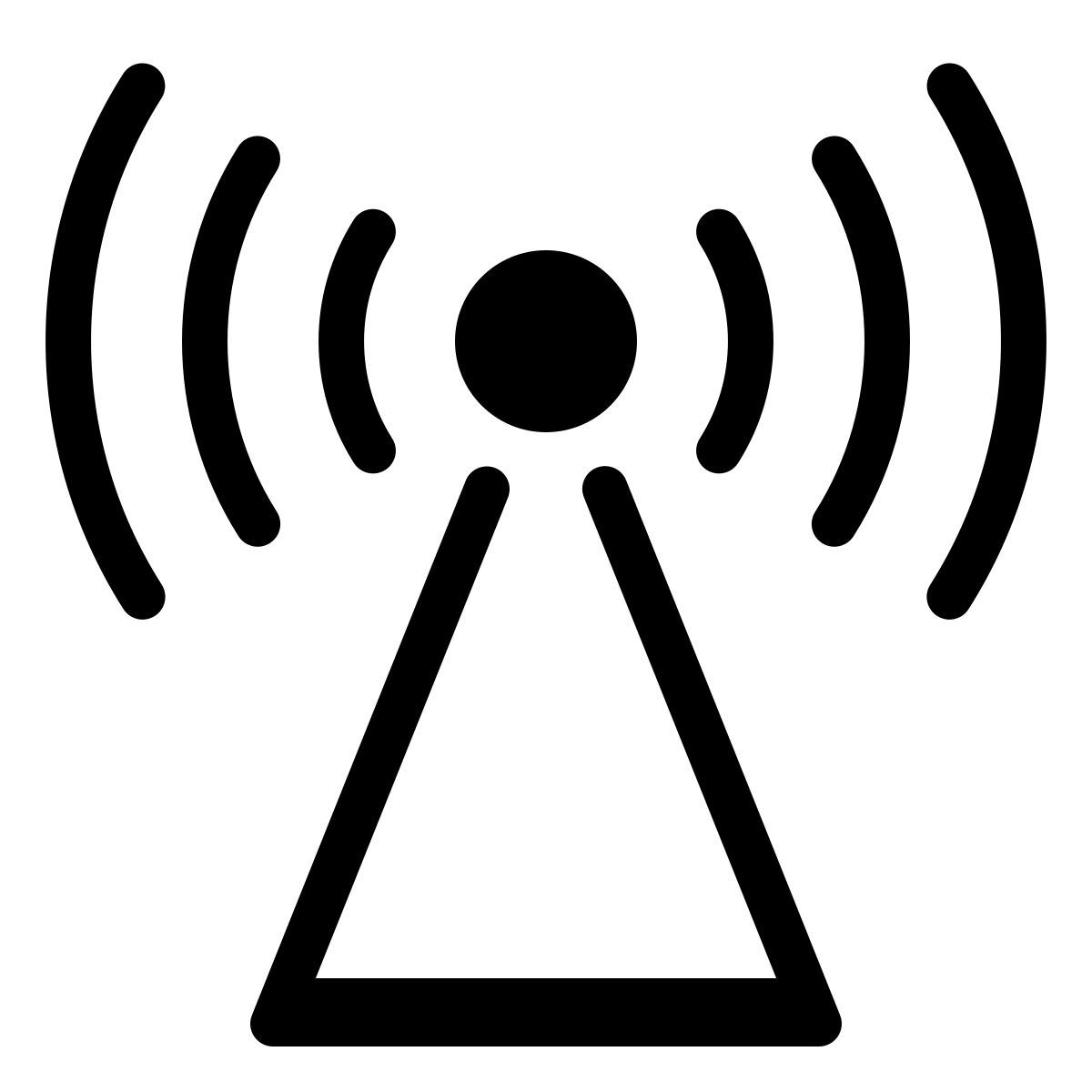 parakeet partial filled style funkturm icon