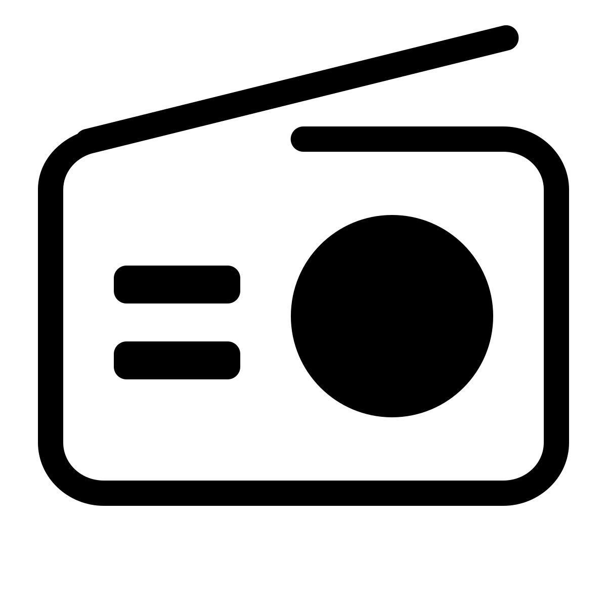 parakeet partial filled style radio icon