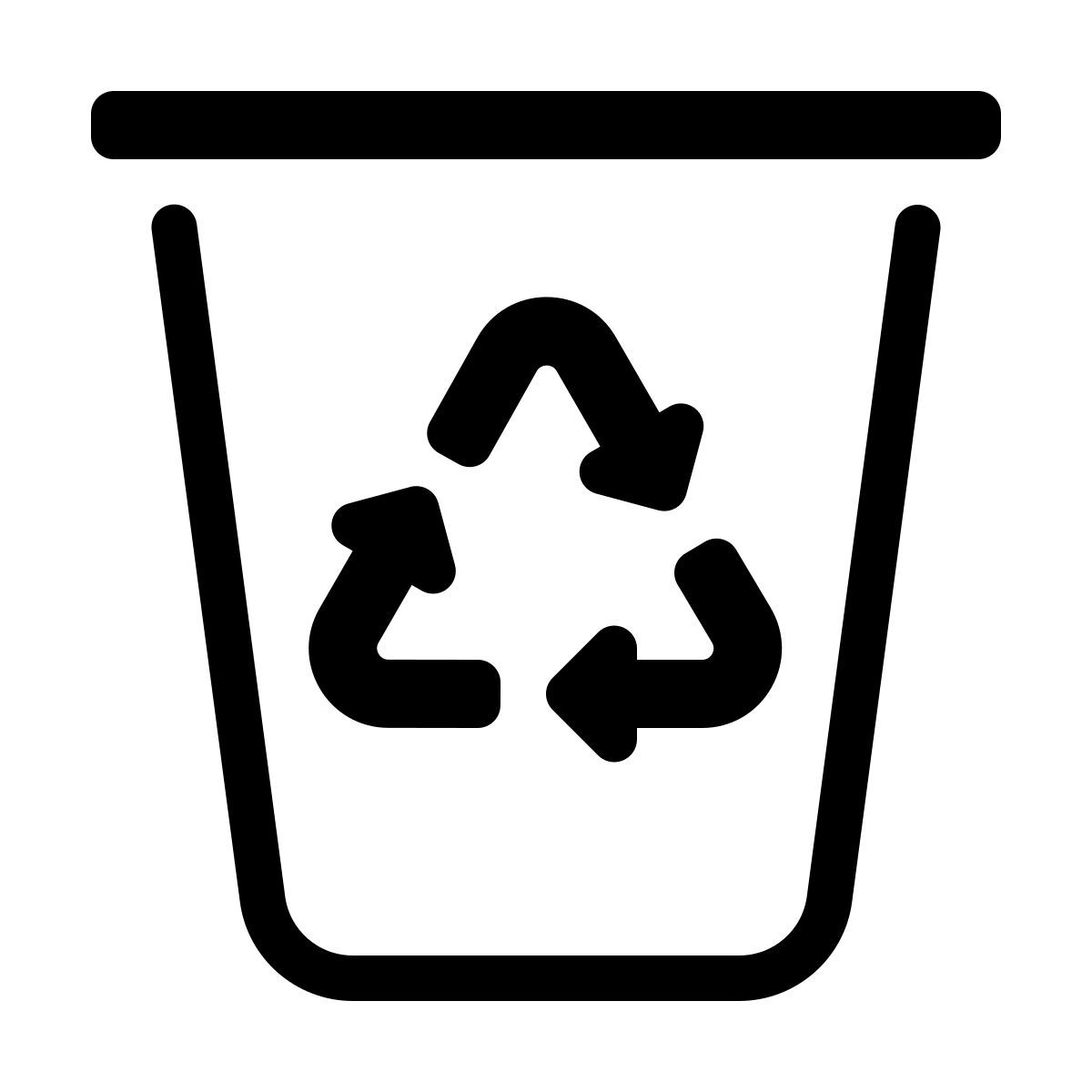 parakeet partial filled style papierkorb icon