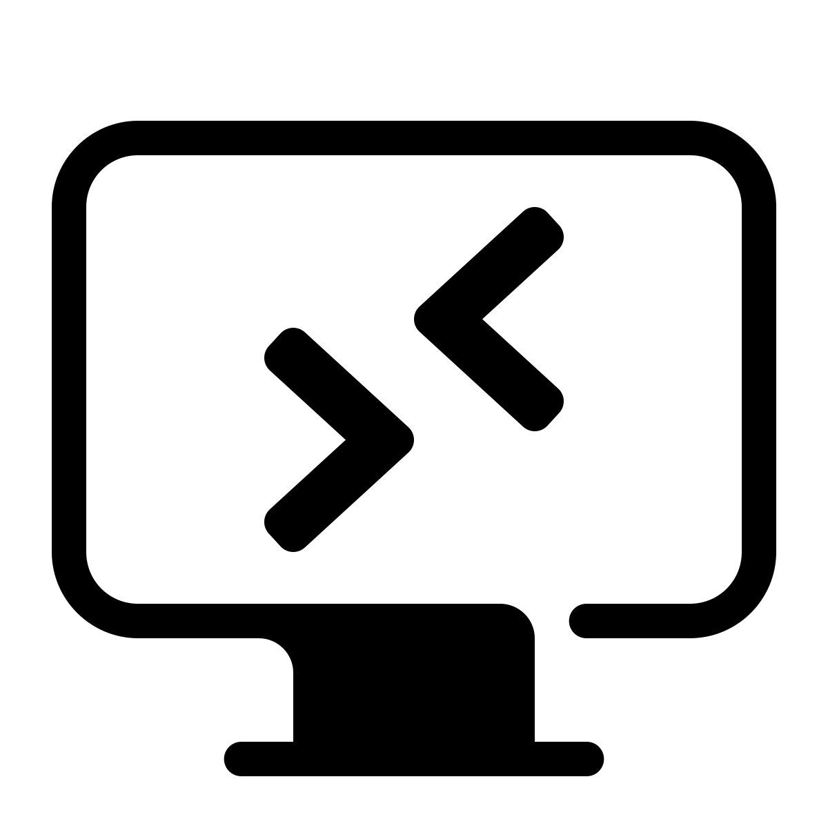 parakeet partial filled style desktop remoto icon