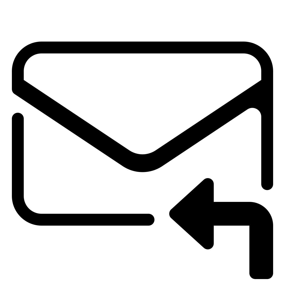 parakeet partial filled style reply icon