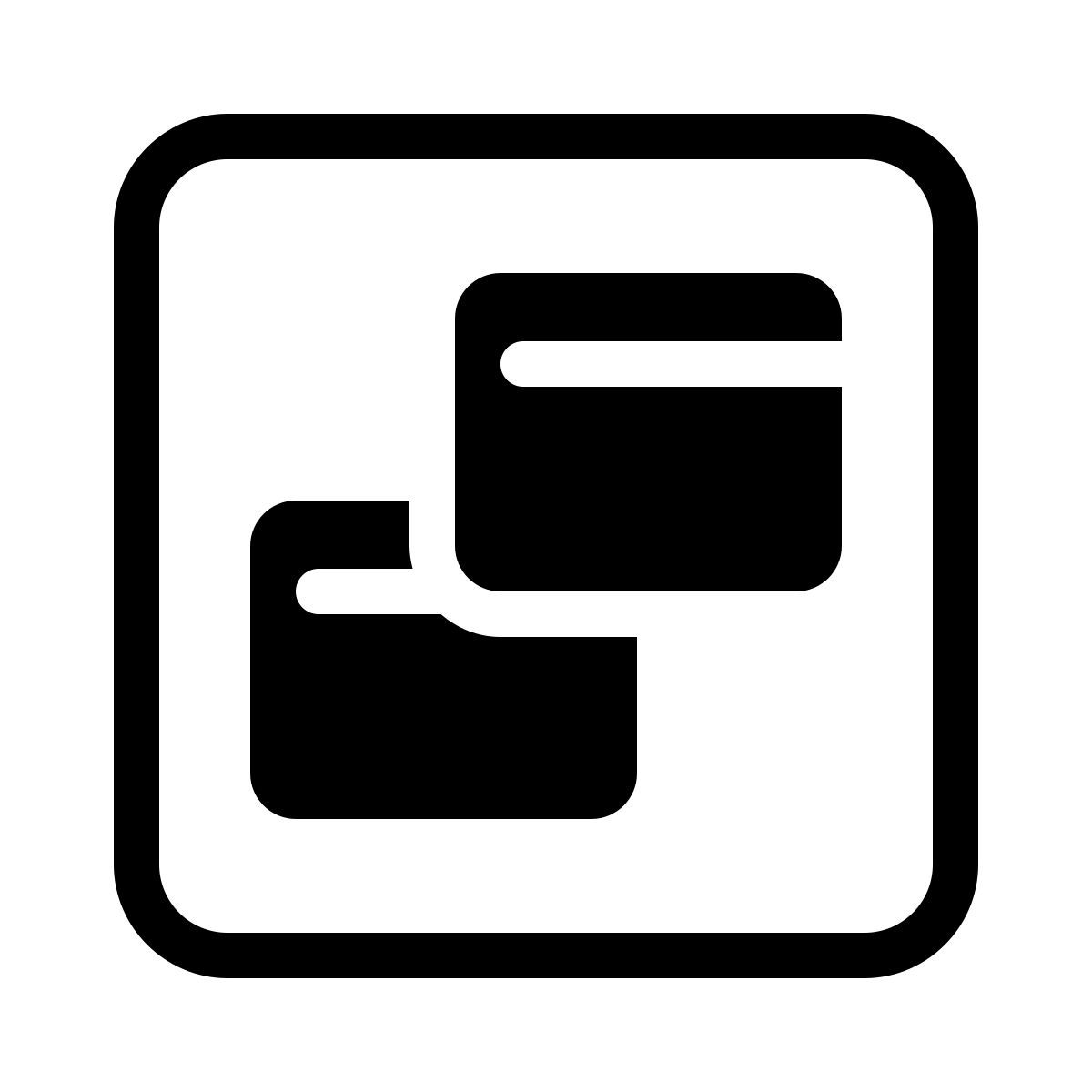 parakeet partial filled style restore window icon