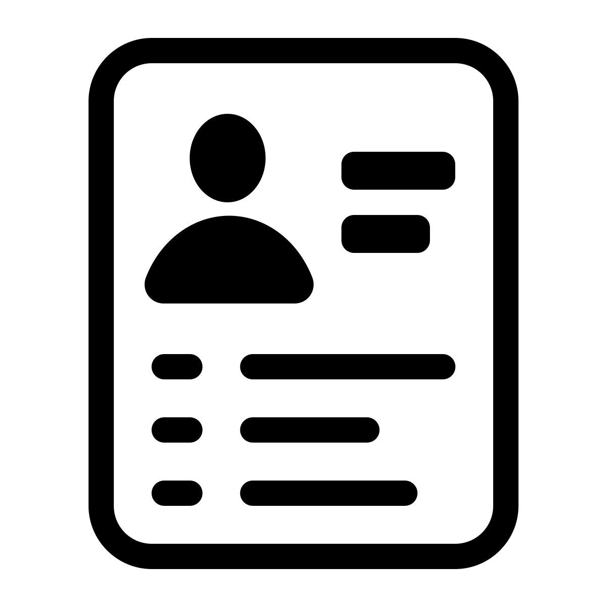 parakeet partial filled style lebenslauf icon