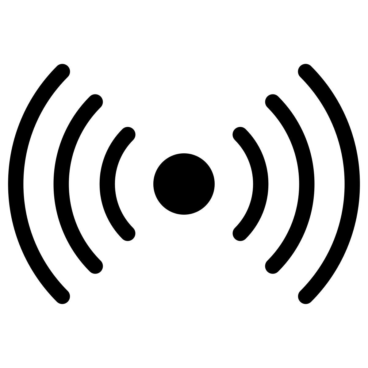 parakeet partial filled style rfid signal icon
