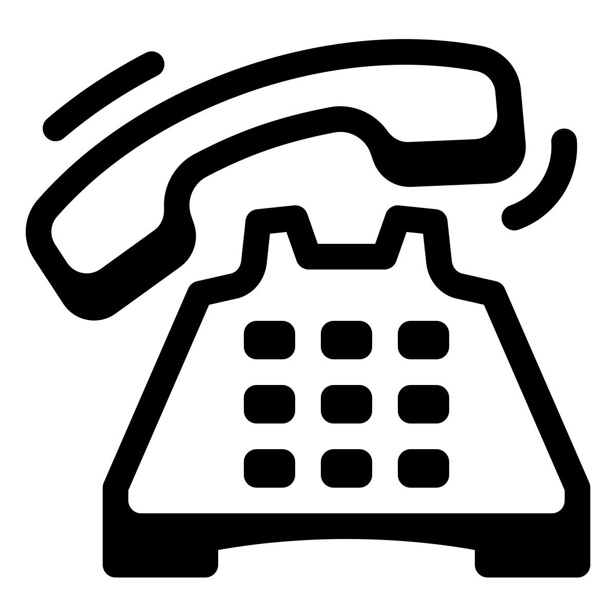 parakeet partial filled style telefone a chamar icon