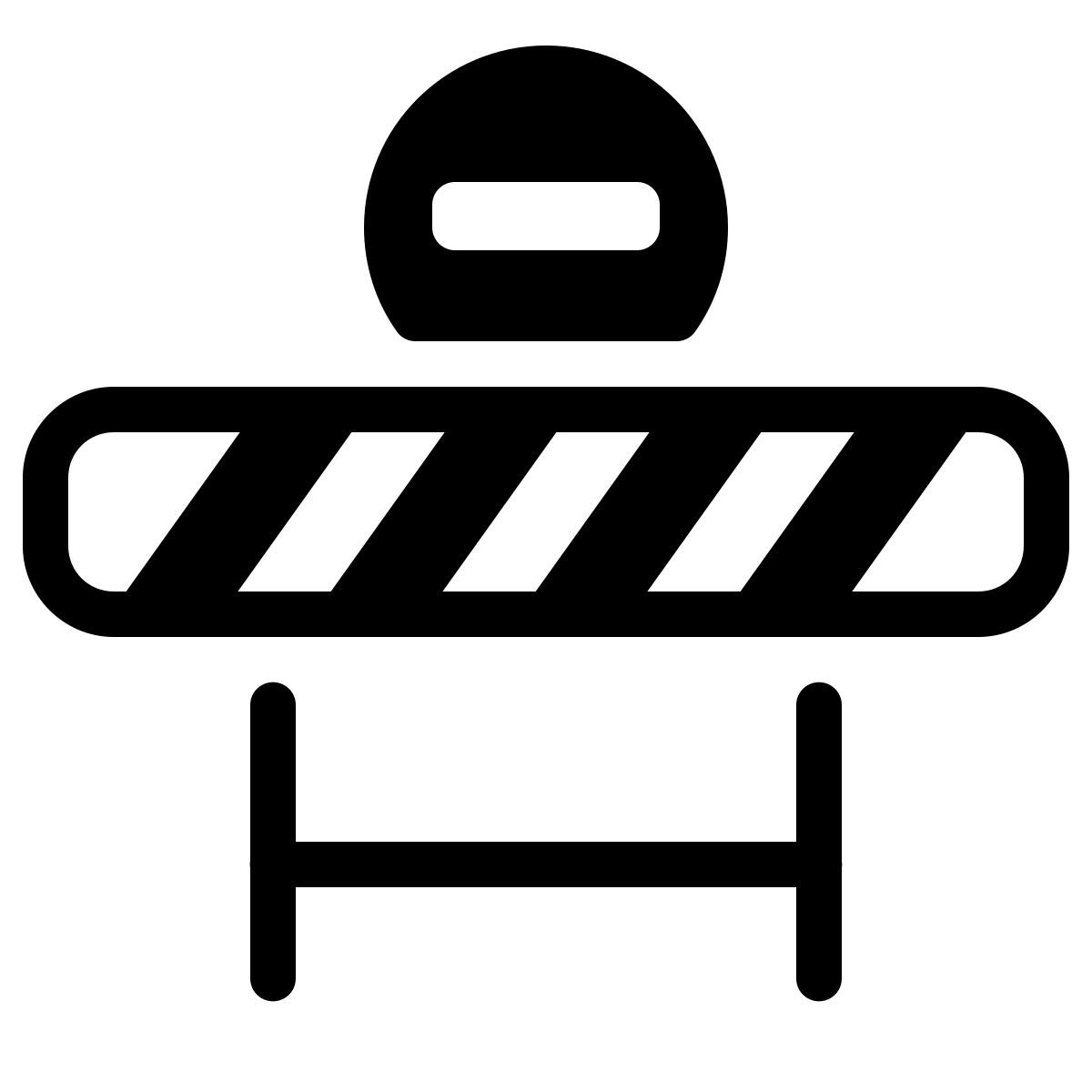 parakeet partial filled style road closure icon