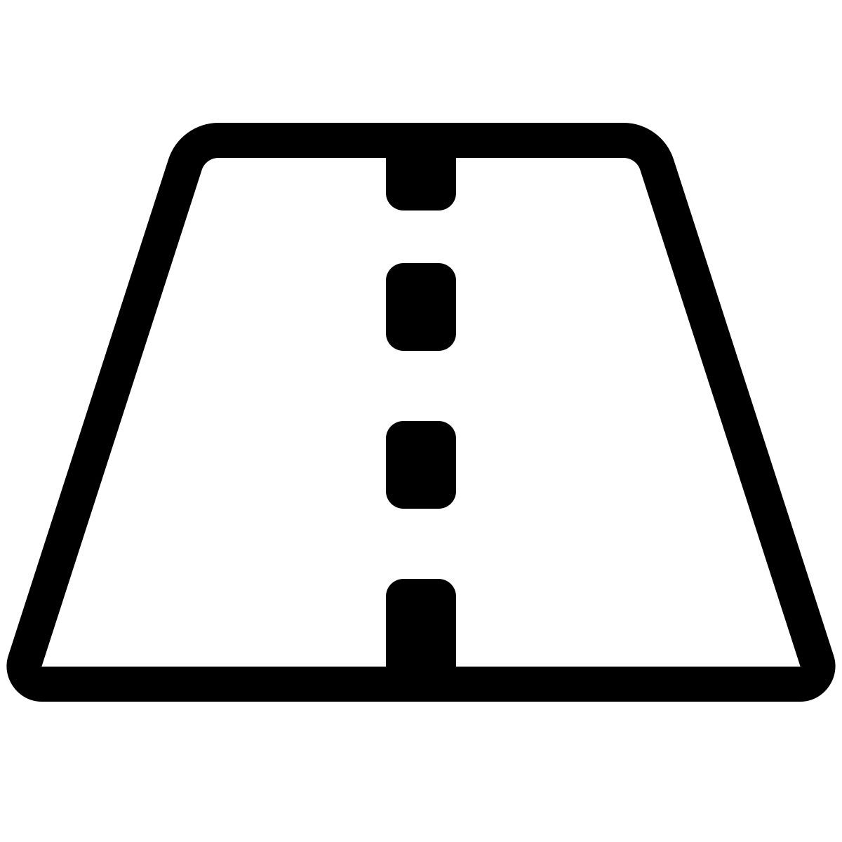 parakeet partial filled style road icon