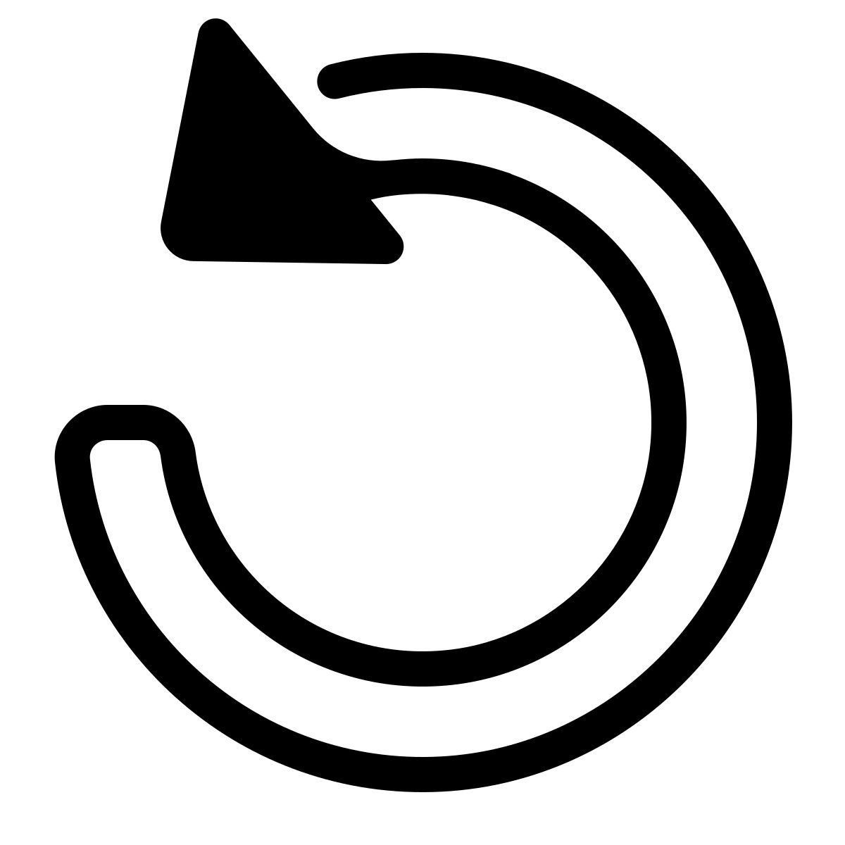 parakeet partial filled style поворот icon